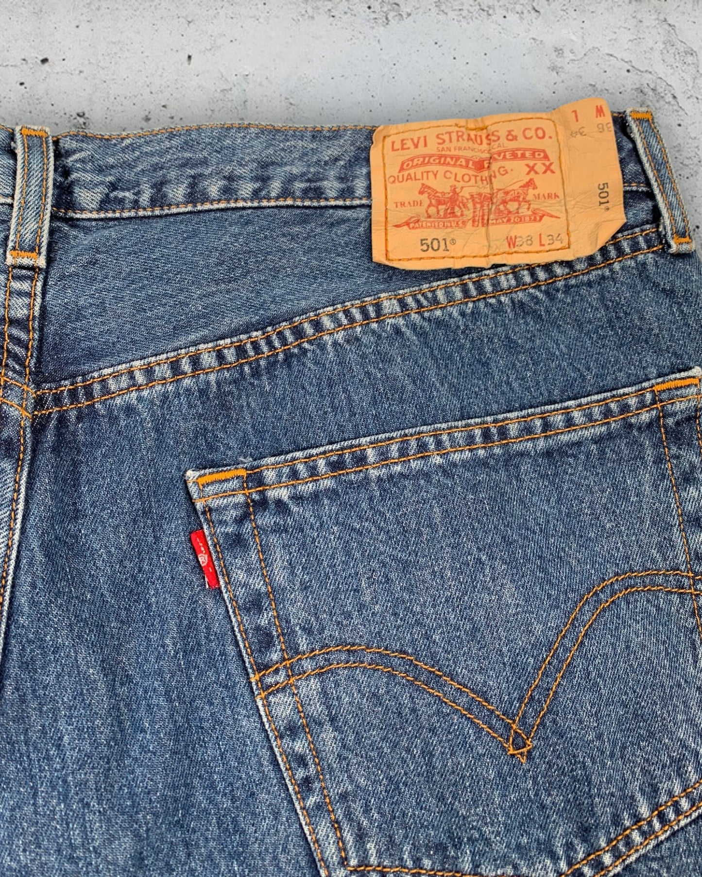 Jean Levi's 501 W38 L34 ( XL / US 38 / FR 48 )