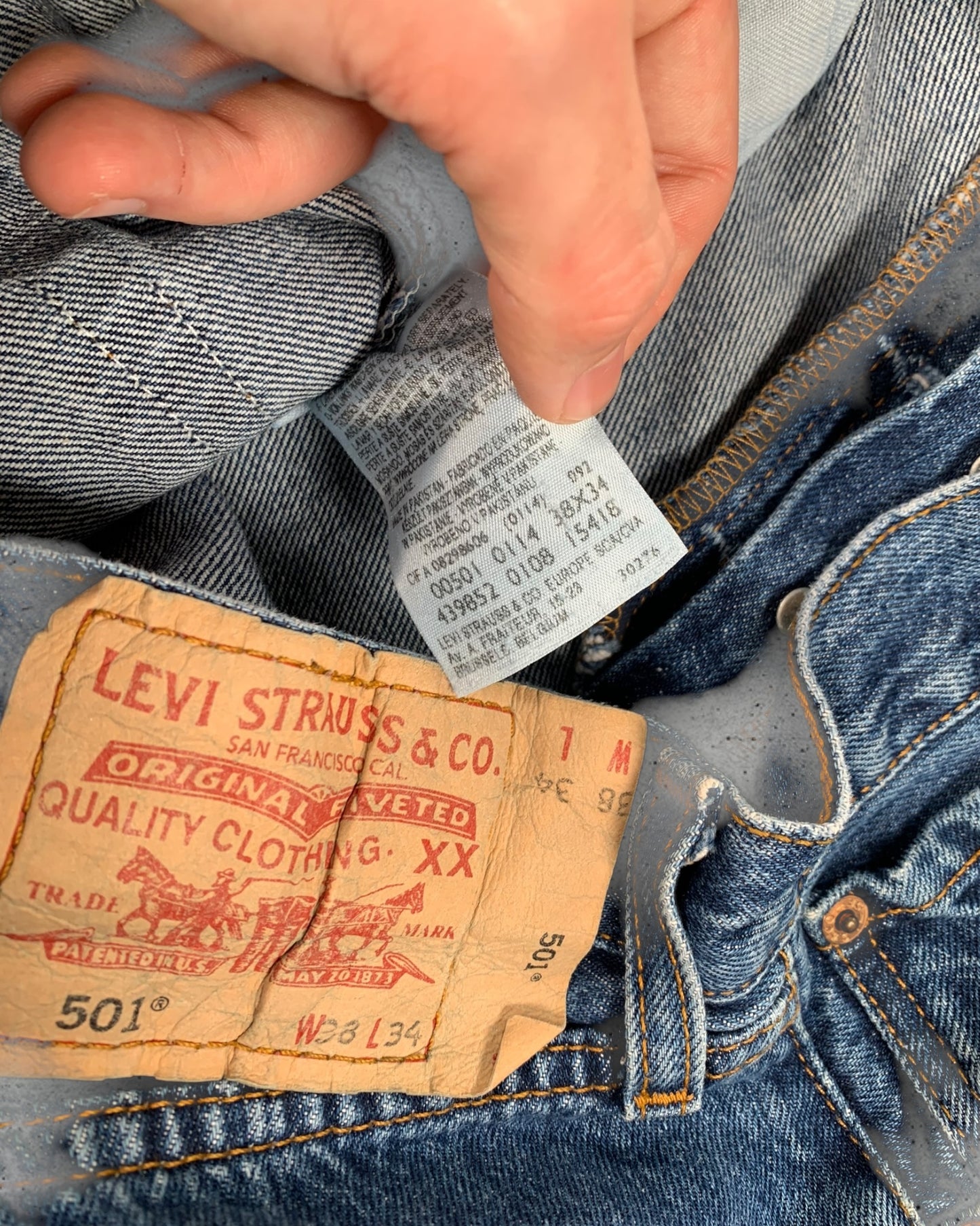 Jean Levi's 501 W38 L34 ( XL / US 38 / FR 48 )