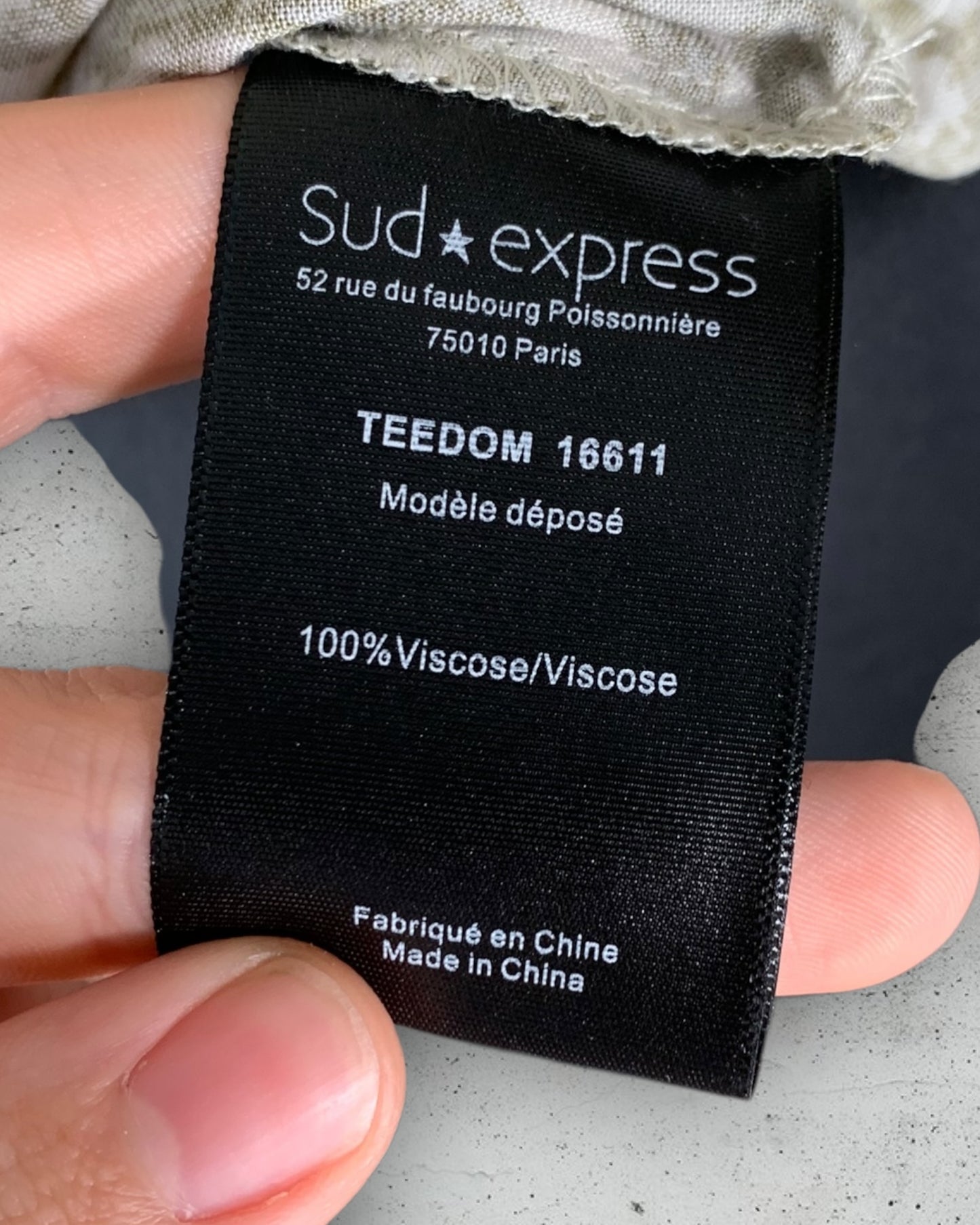 Blouse Sud Express "Teedom" ( S / 36 / 8 )