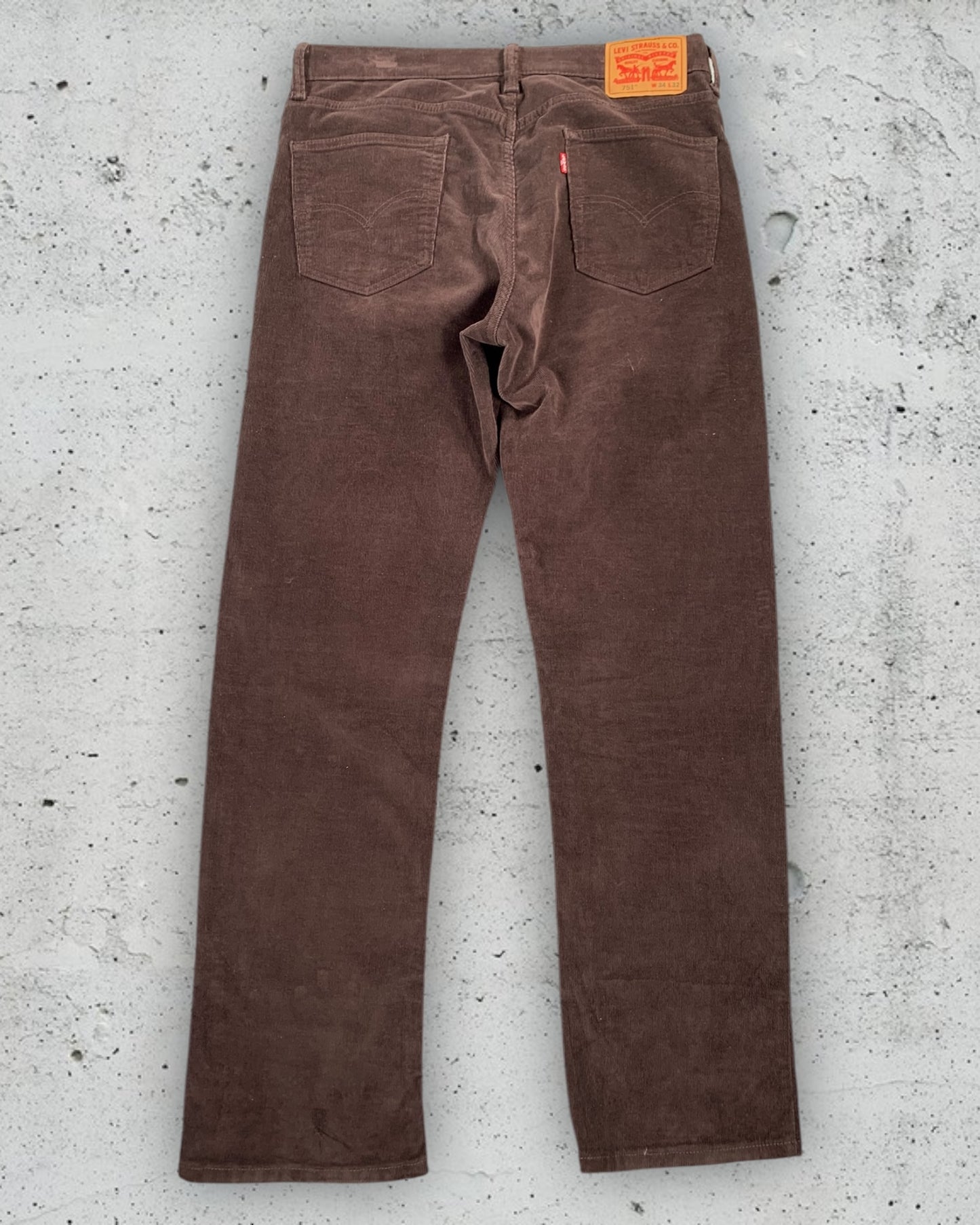 Pantalon En Velours Levi's 751 W34 L32 ( L / US 34 / FR 42-44 )