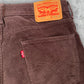 Pantalon En Velours Levi's 751 W34 L32 ( L / US 34 / FR 42-44 )