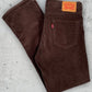 Pantalon En Velours Levi's 751 W34 L32 ( L / US 34 / FR 42-44 )