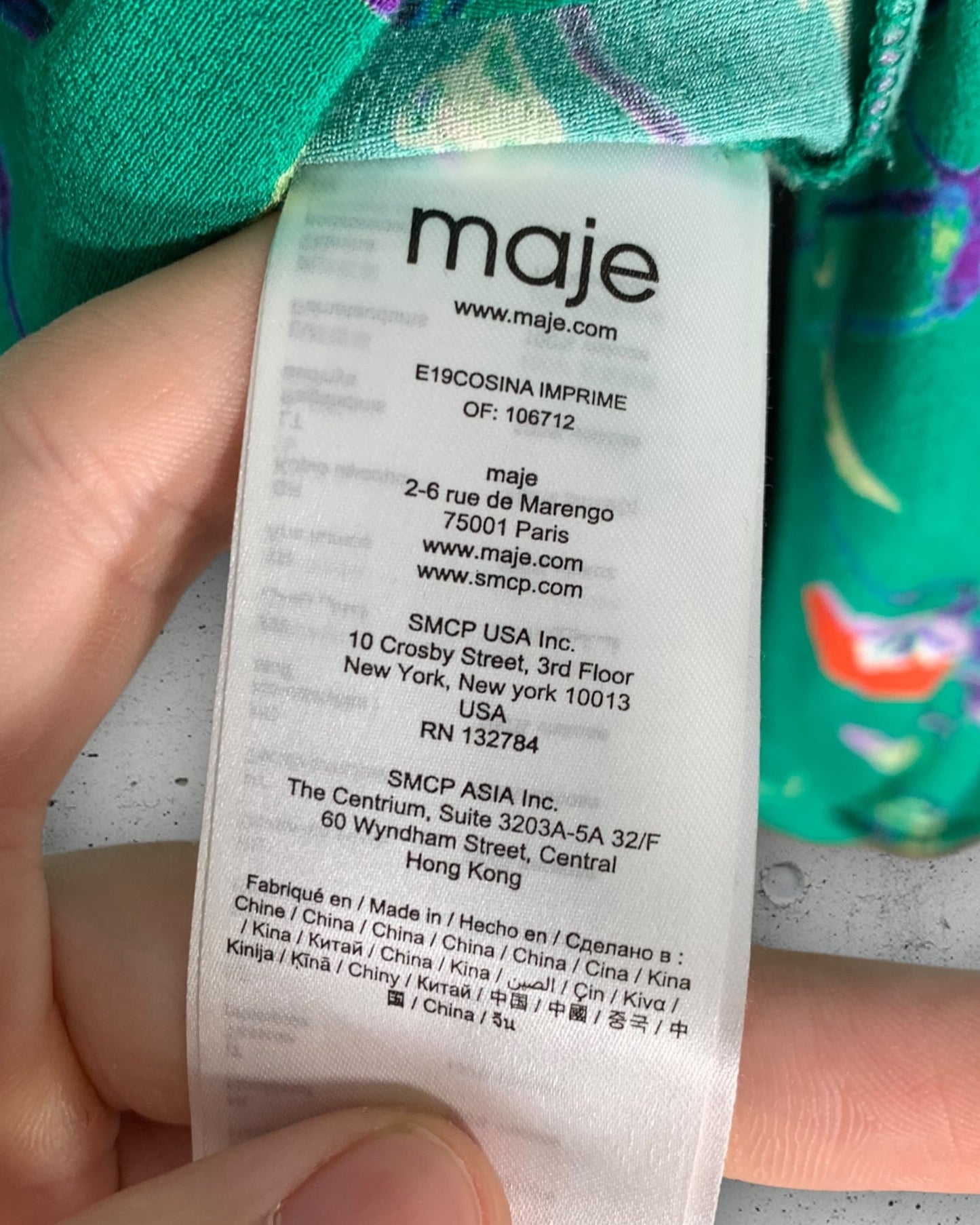 Chemisier Maje ( S / 36 / 8 )