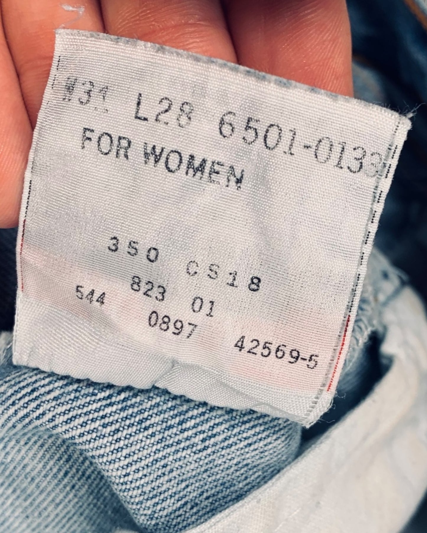 Jean Levi's 501 W31 L28 ( S / US 31 / FR 38-40 )