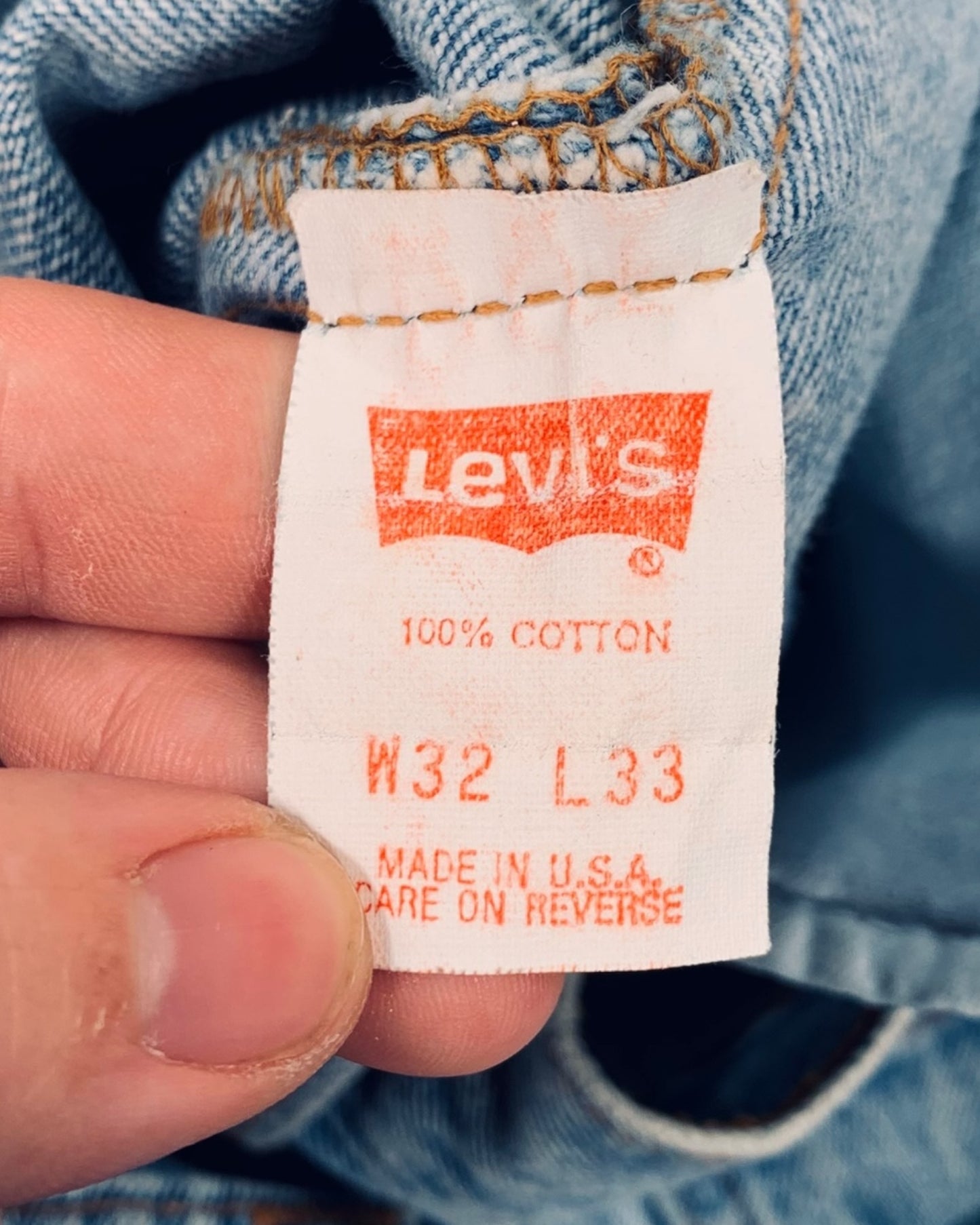 Jean Levi's 501 XX W32 L33 ( M / US 32 / FR 40 )