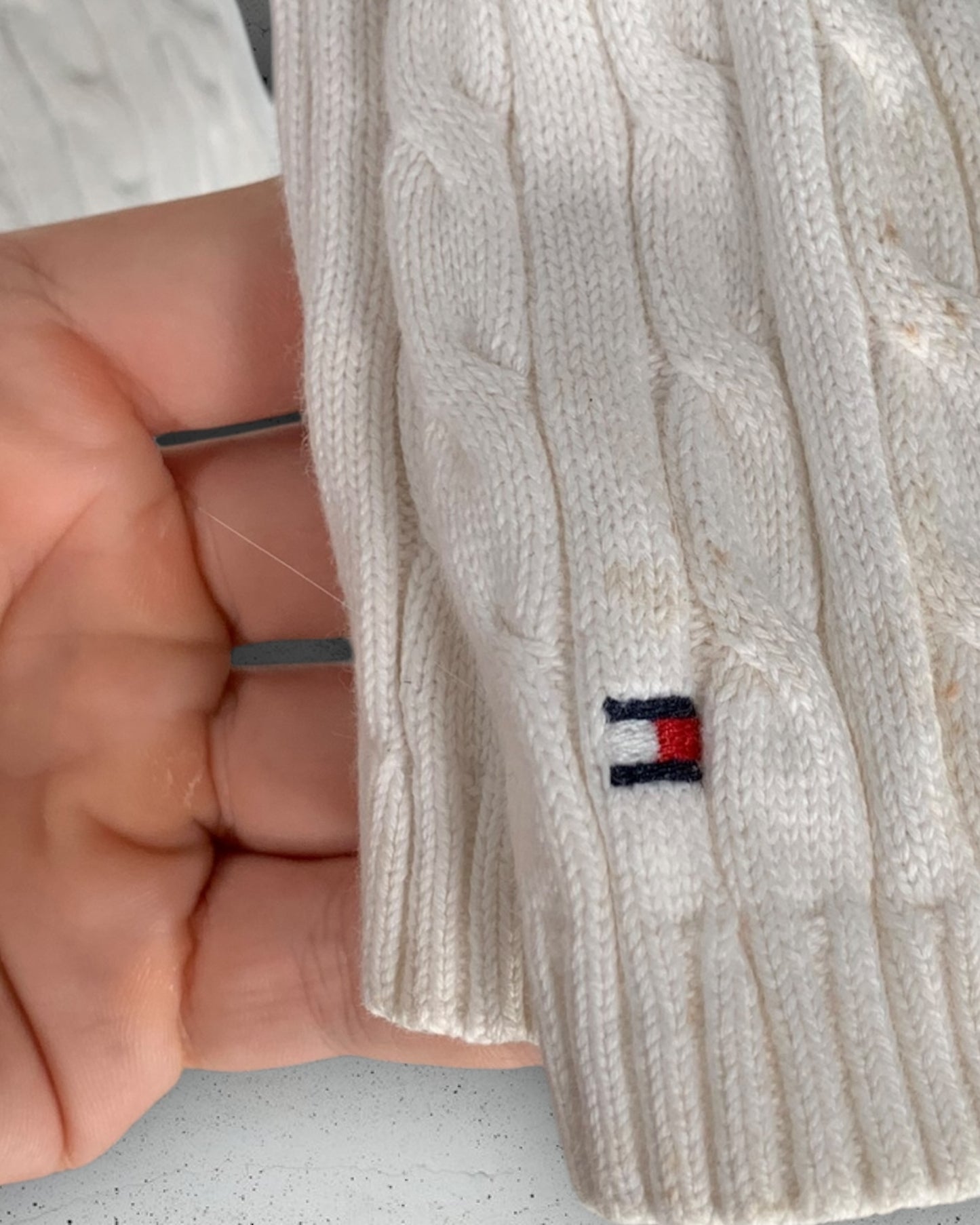 Pull Torsadé Tommy Hilfiger ( M / 38 / 10 )