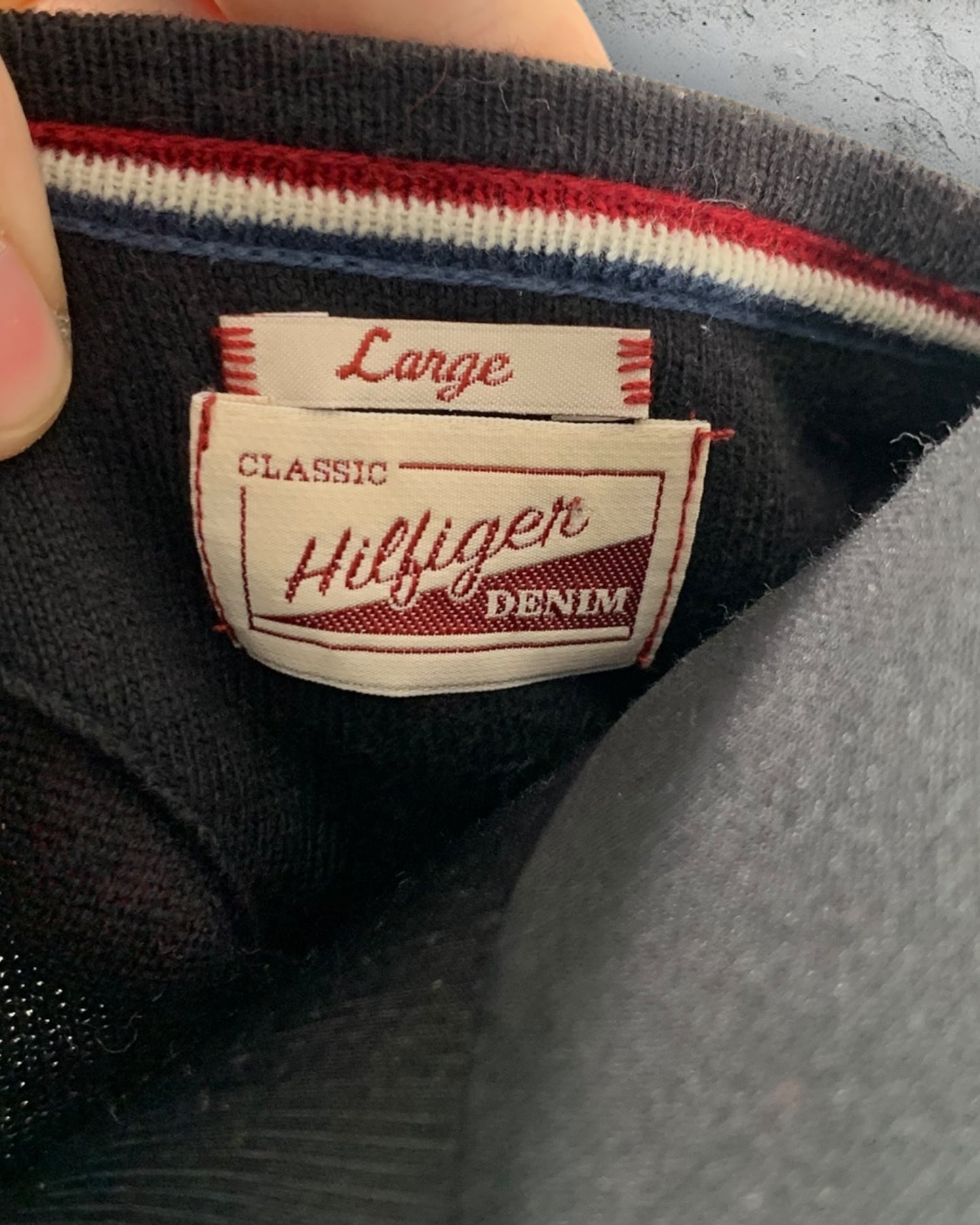 Pull Col V Tommy Hilfiger ( L / 40 / 12 )