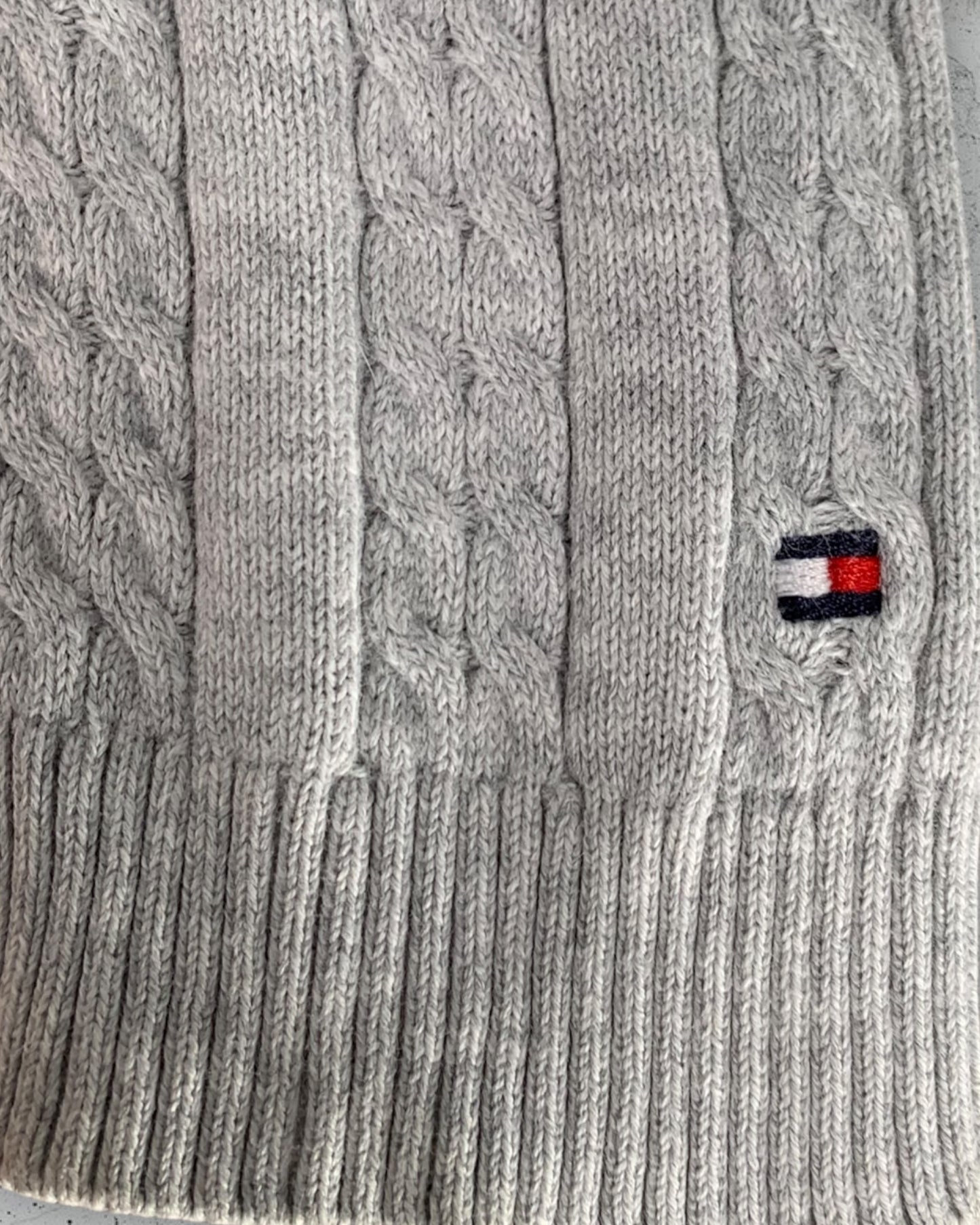 Pull Col V Torsadé Tommy Hilfiger ( M / 38 / 10 )