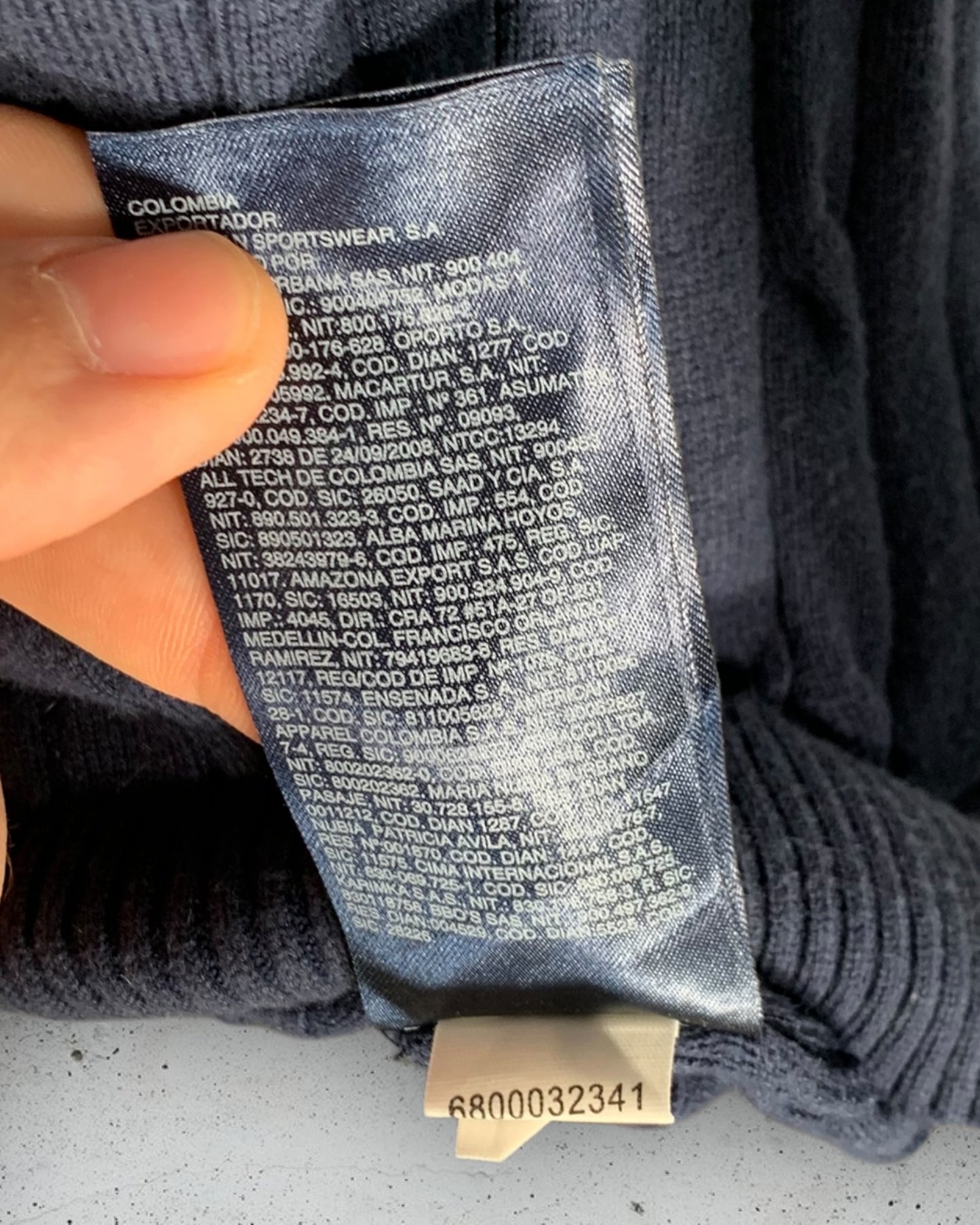 Pull Col V Torsadé Tommy Hilfiger ( S / 36 / 8 )