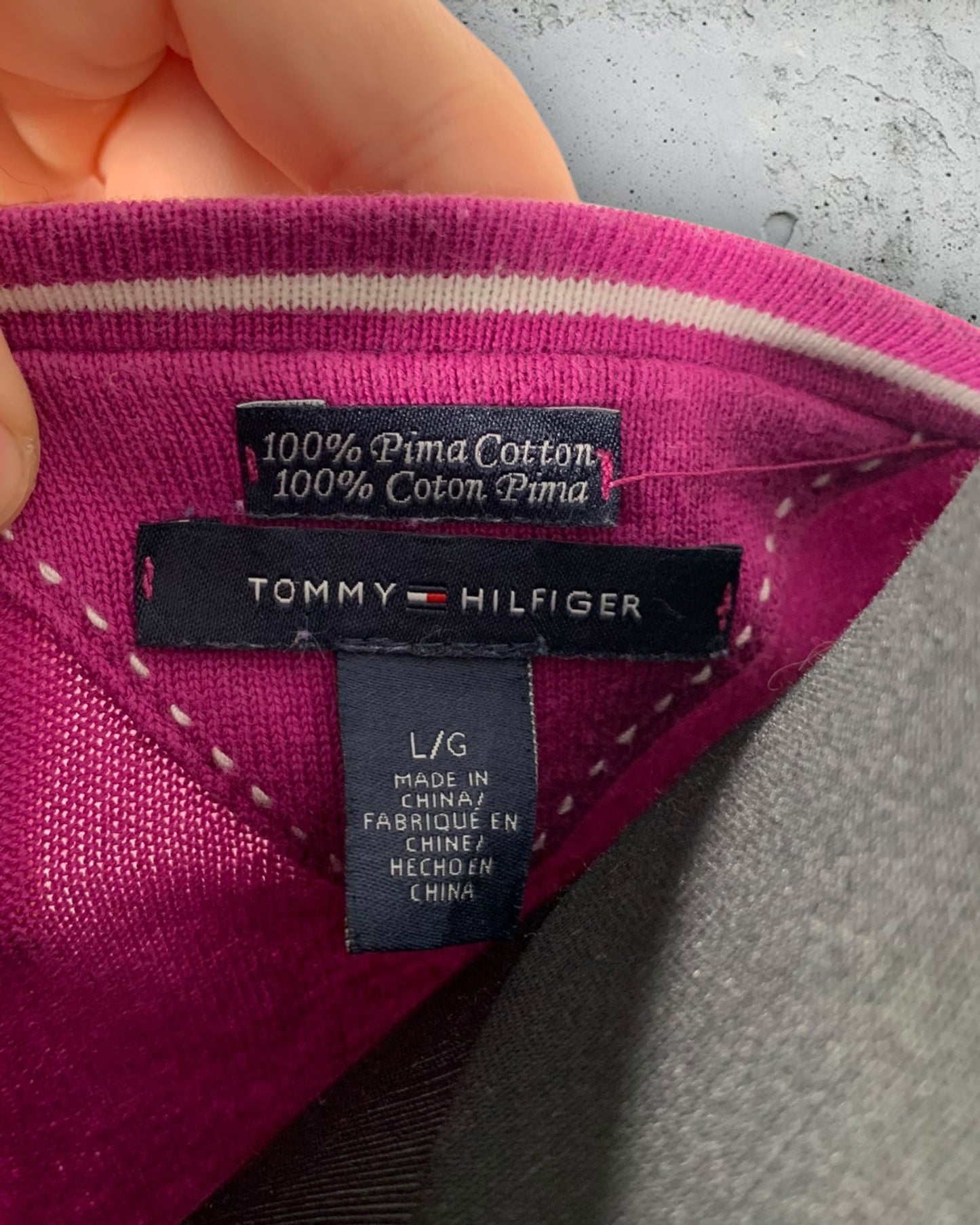 Pull Col V Tommy Hilfiger ( L / 40 / 12 )