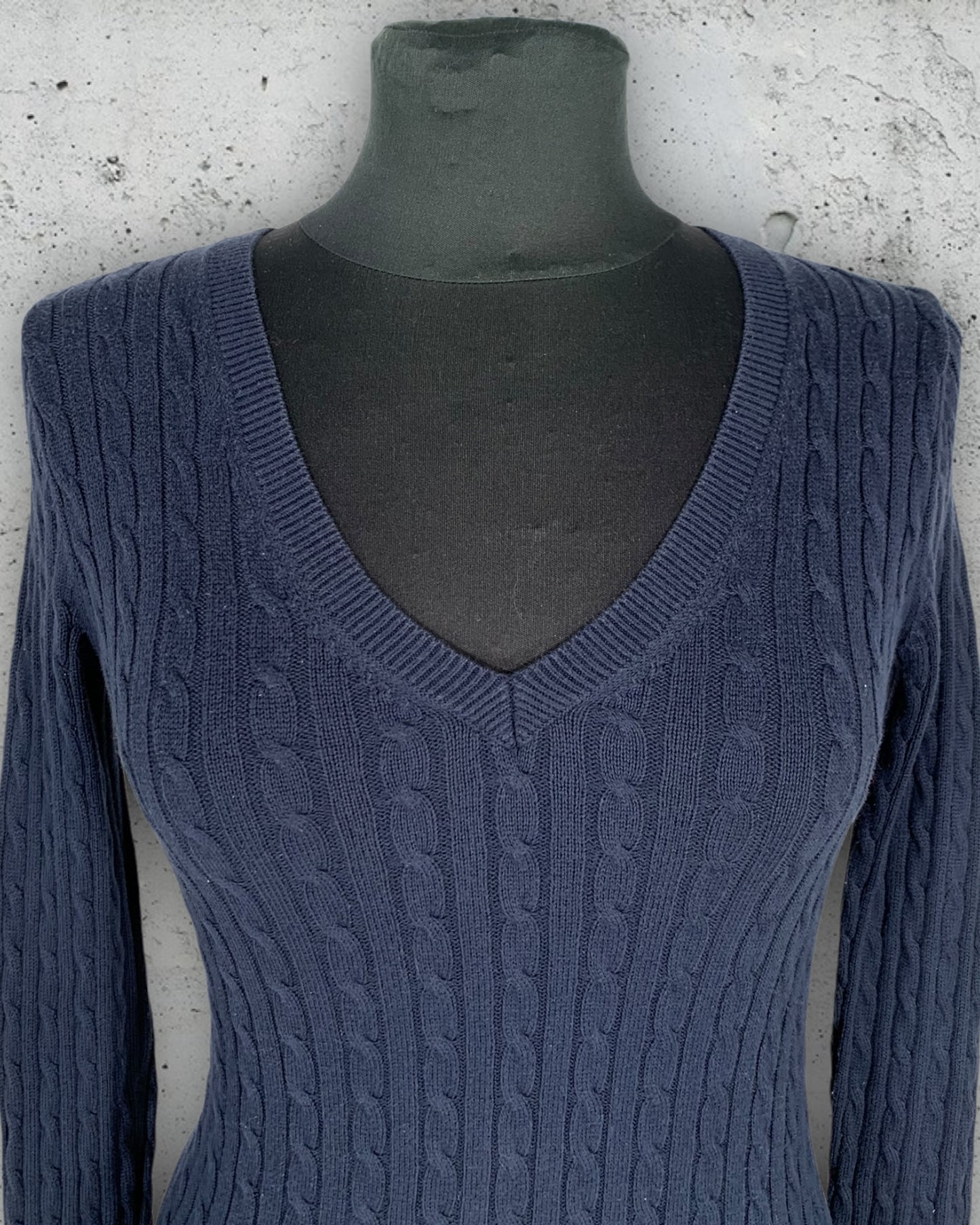 Pull Col V Torsadé Tommy Hilfiger ( XS / 34 / 6 )