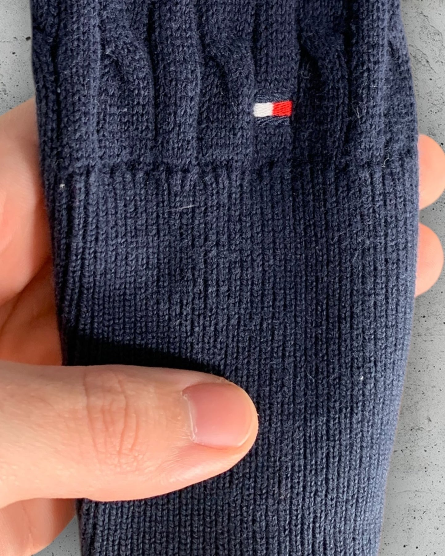 Pull Col V Torsadé Tommy Hilfiger ( XS / 34 / 6 )