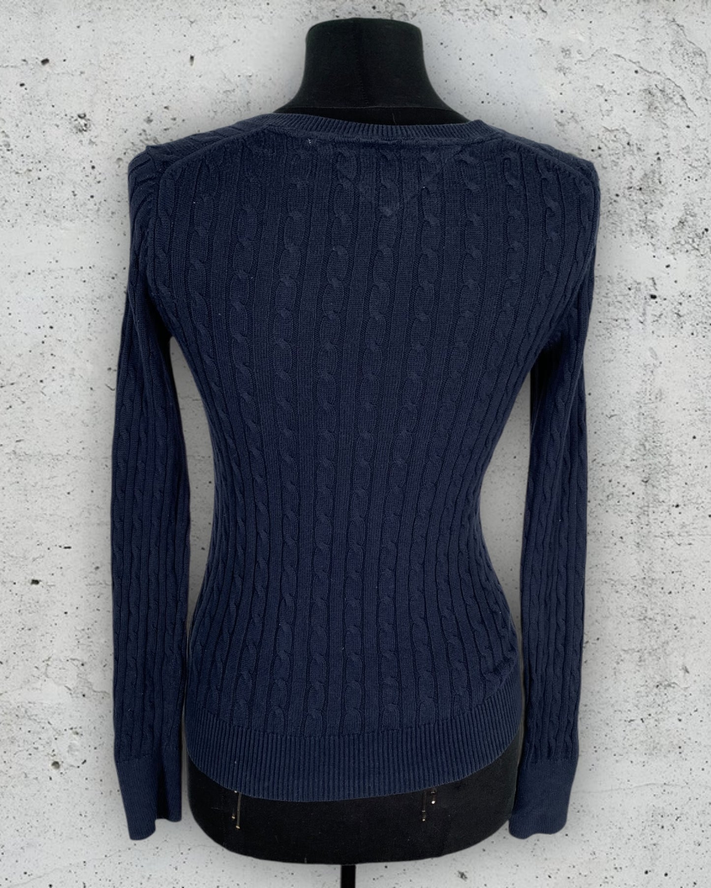 Pull Col V Torsadé Tommy Hilfiger ( XS / 34 / 6 )