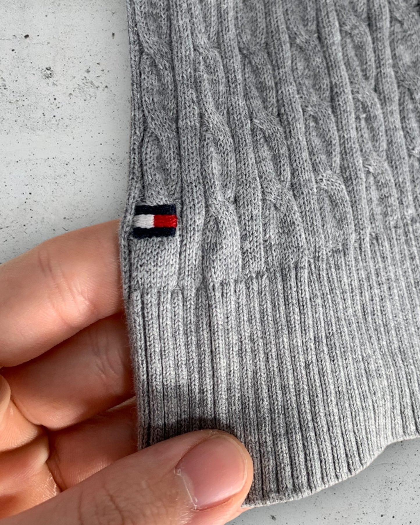 Pull Col V Torsadé Tommy Hilfiger ( M / 38 / 10 )