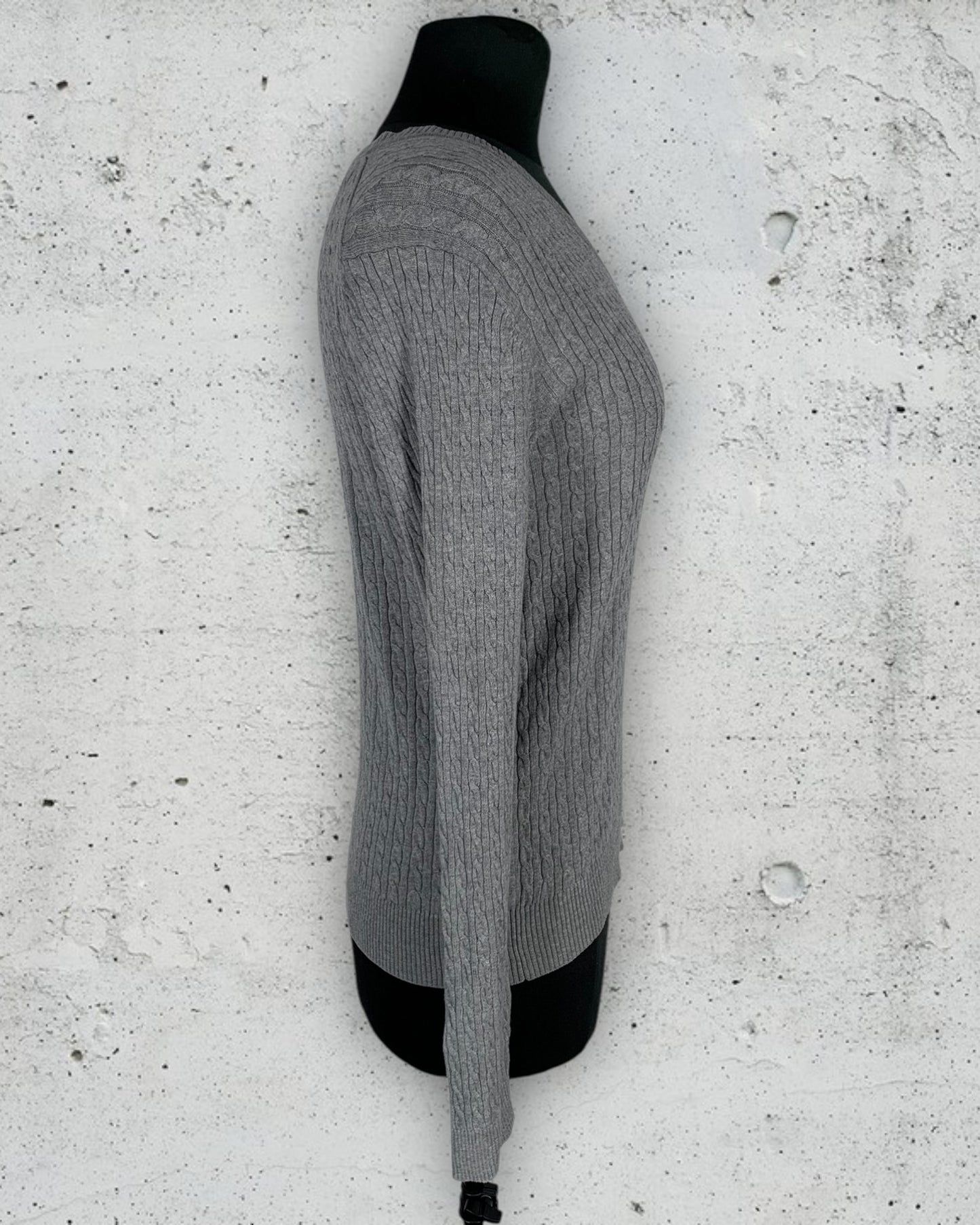 Pull Col V Torsadé Tommy Hilfiger ( M / 38 / 10 )