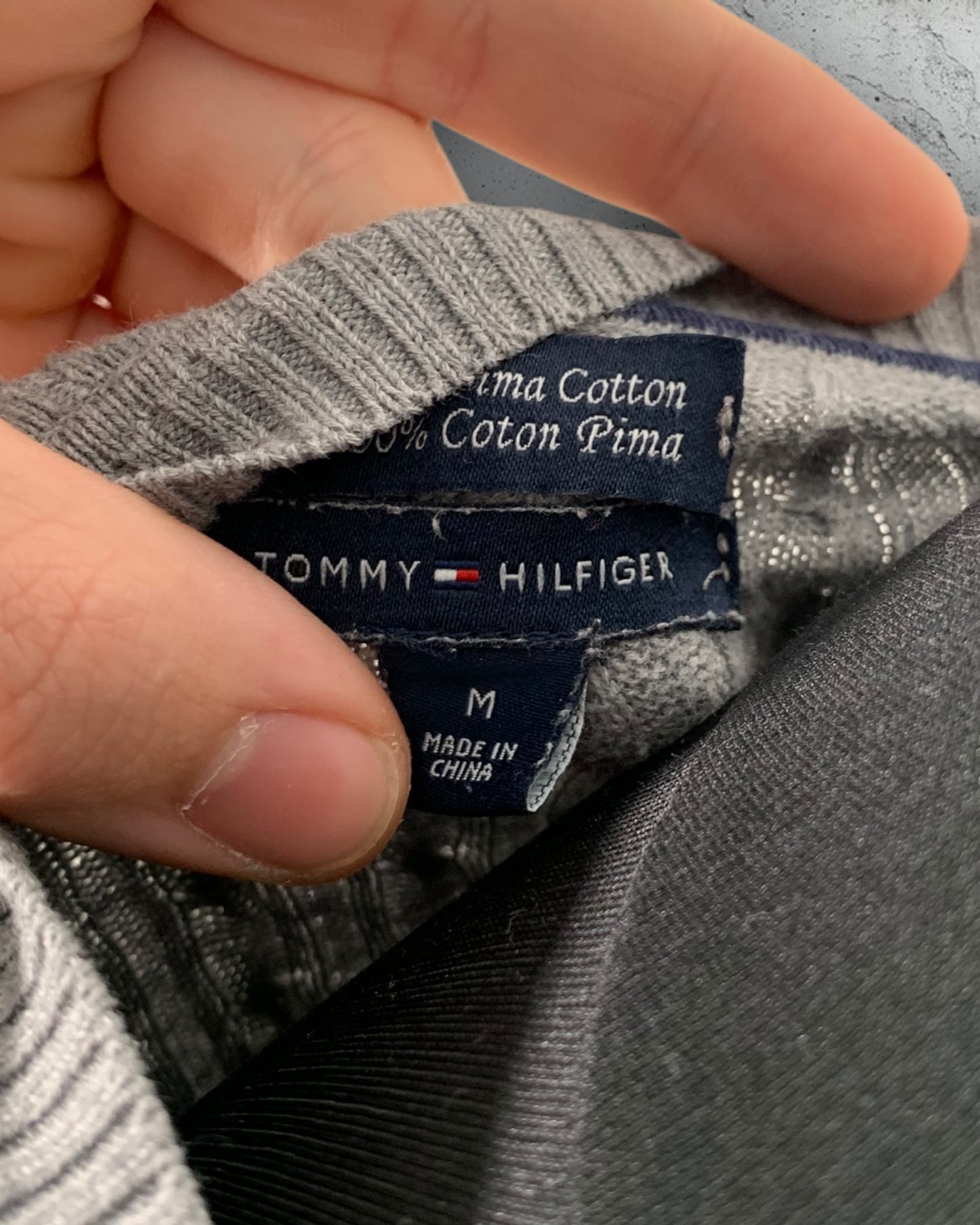 Pull Col V Torsadé Tommy Hilfiger ( M / 38 / 10 )