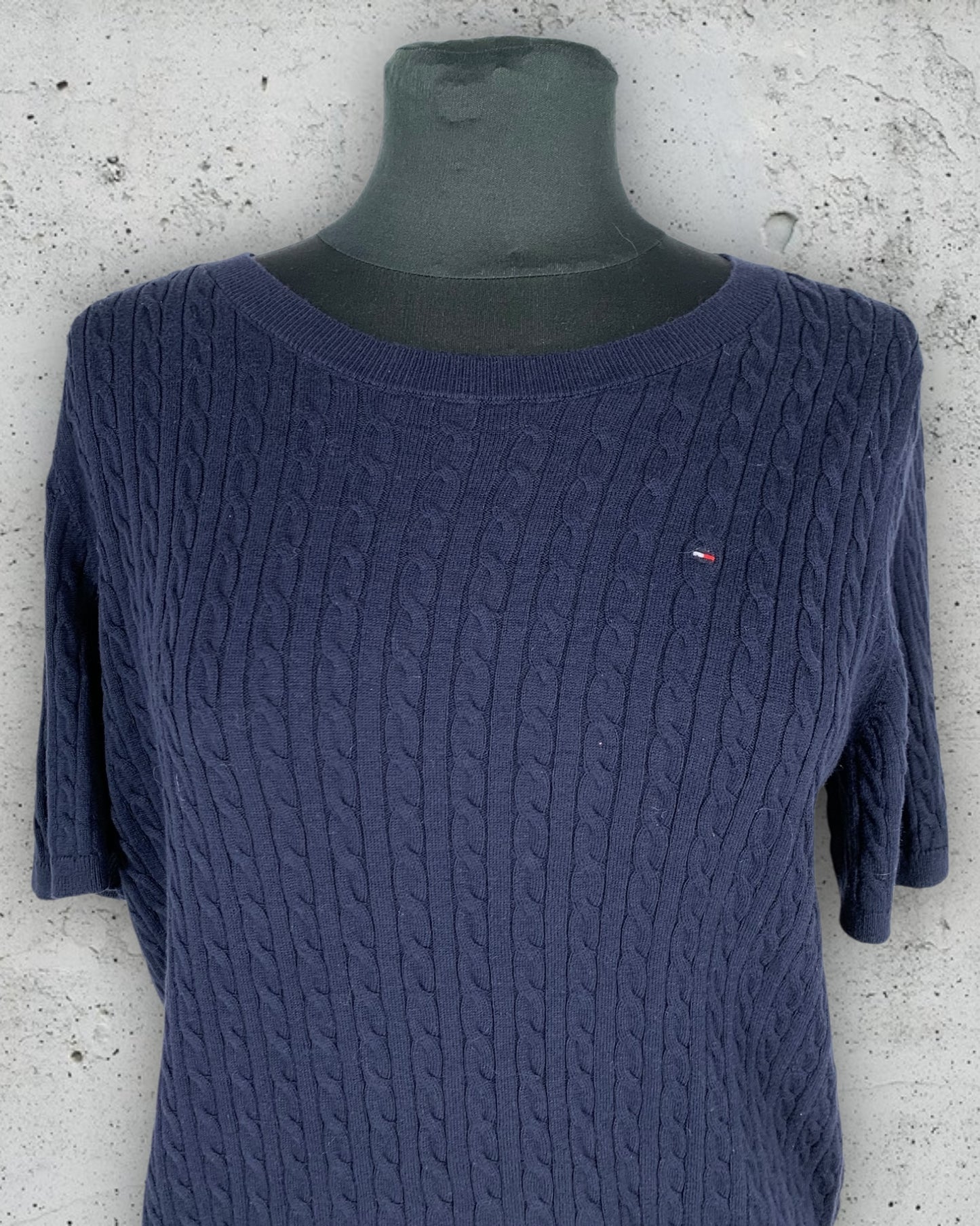 Pull Manches Courtes Torsadé Tommy Hilfiger ( XL / 42 / 14 )