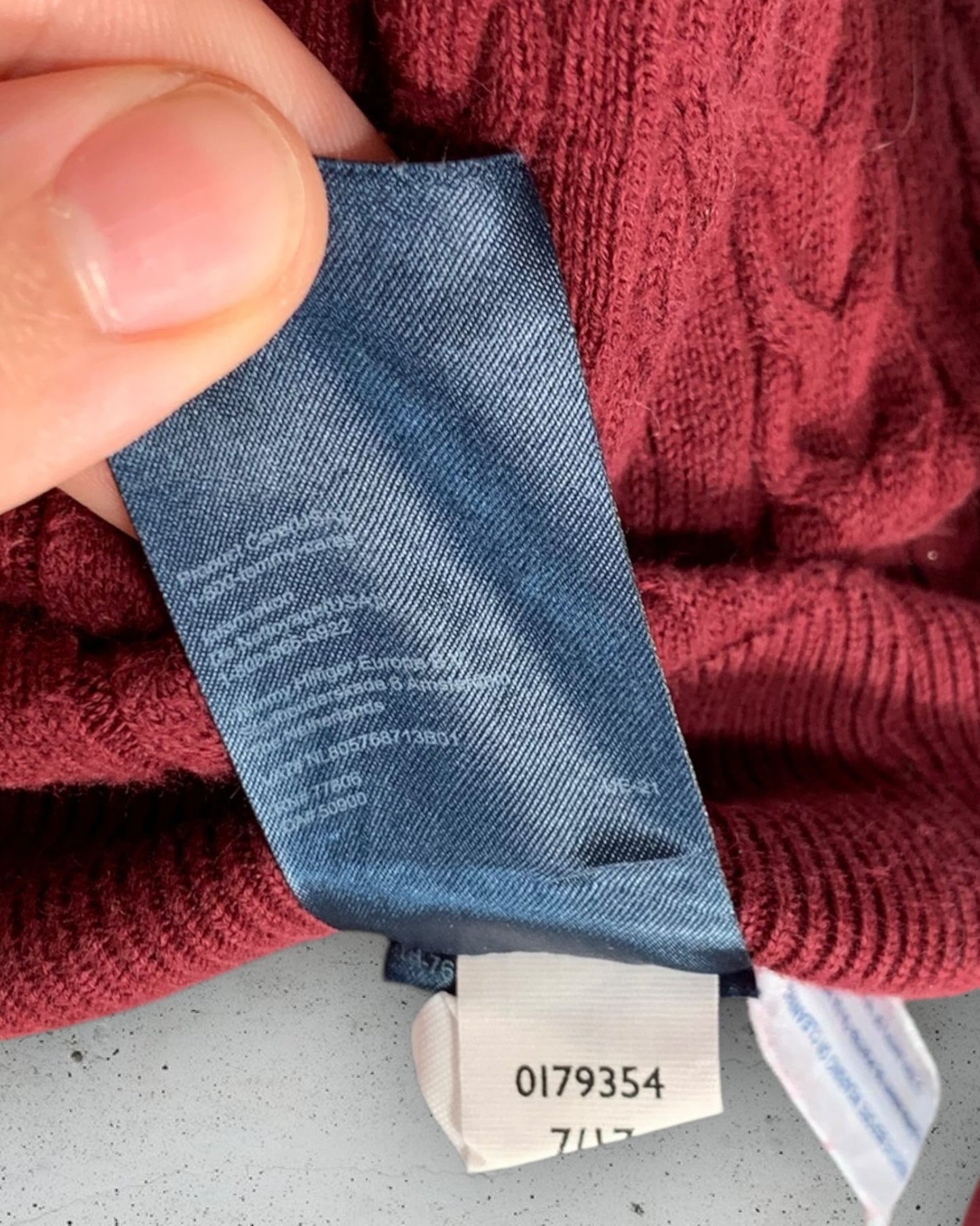 Pull Torsadé Tommy Hilfiger ( M / 38 / 10 )