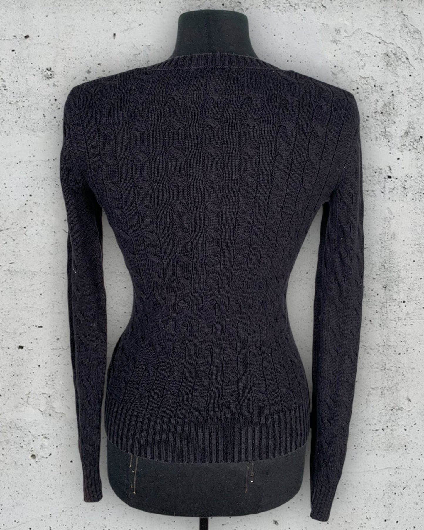 Pull Col V Torsadé Tommy Hilfiger ( XS / 34 / 6 )