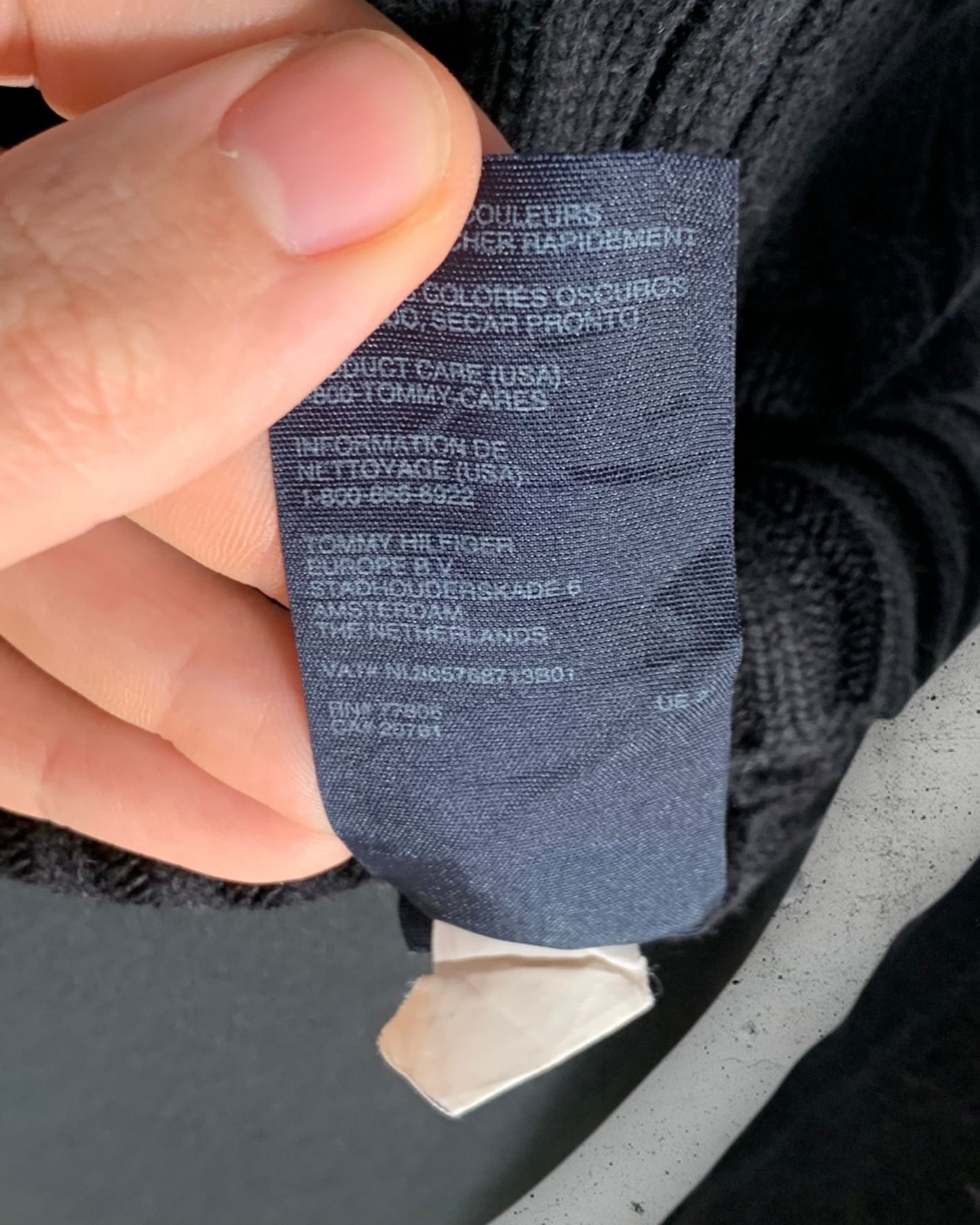 Pull Col V Torsadé Tommy Hilfiger ( XS / 34 / 6 )