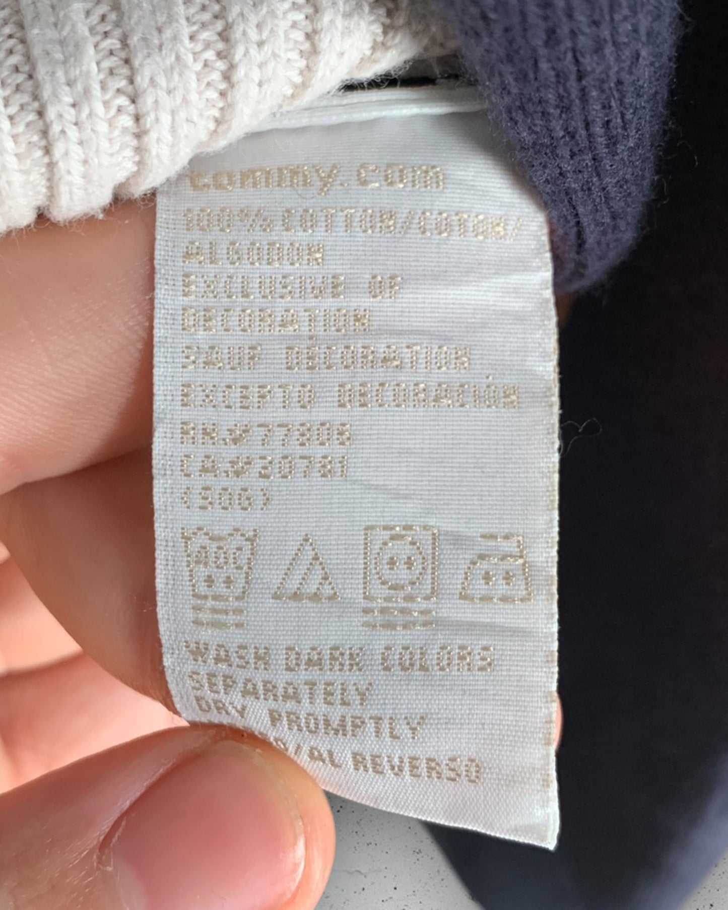 Pull Col V Tommy Hilfiger ( L / 40 / 12 )