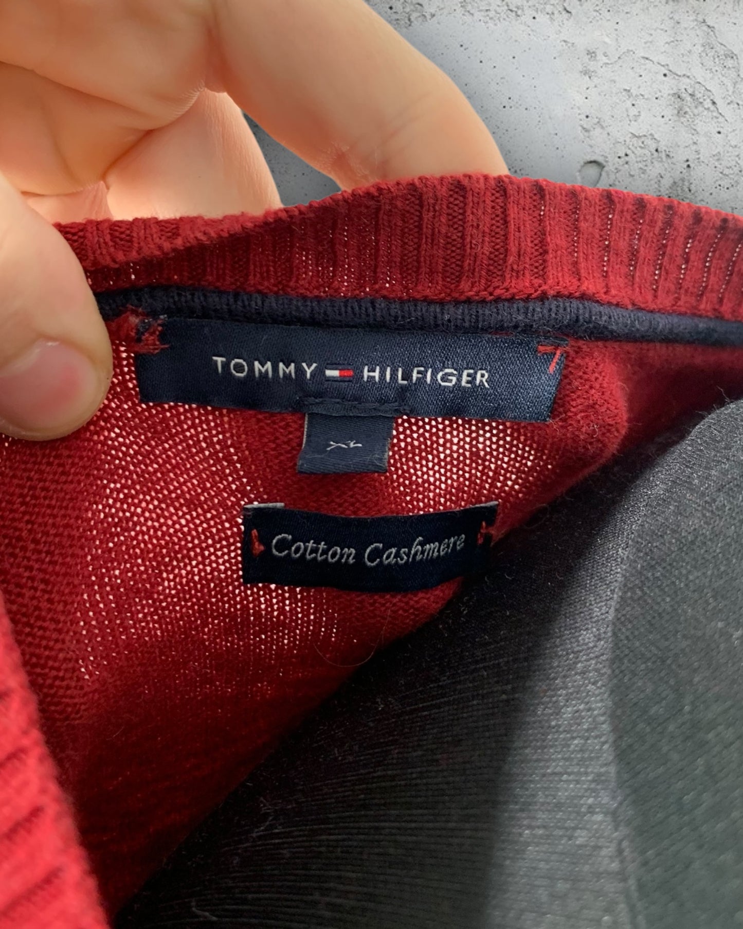 Pull Col V Tommy Hilfiger ( XL / 42 / 14 )
