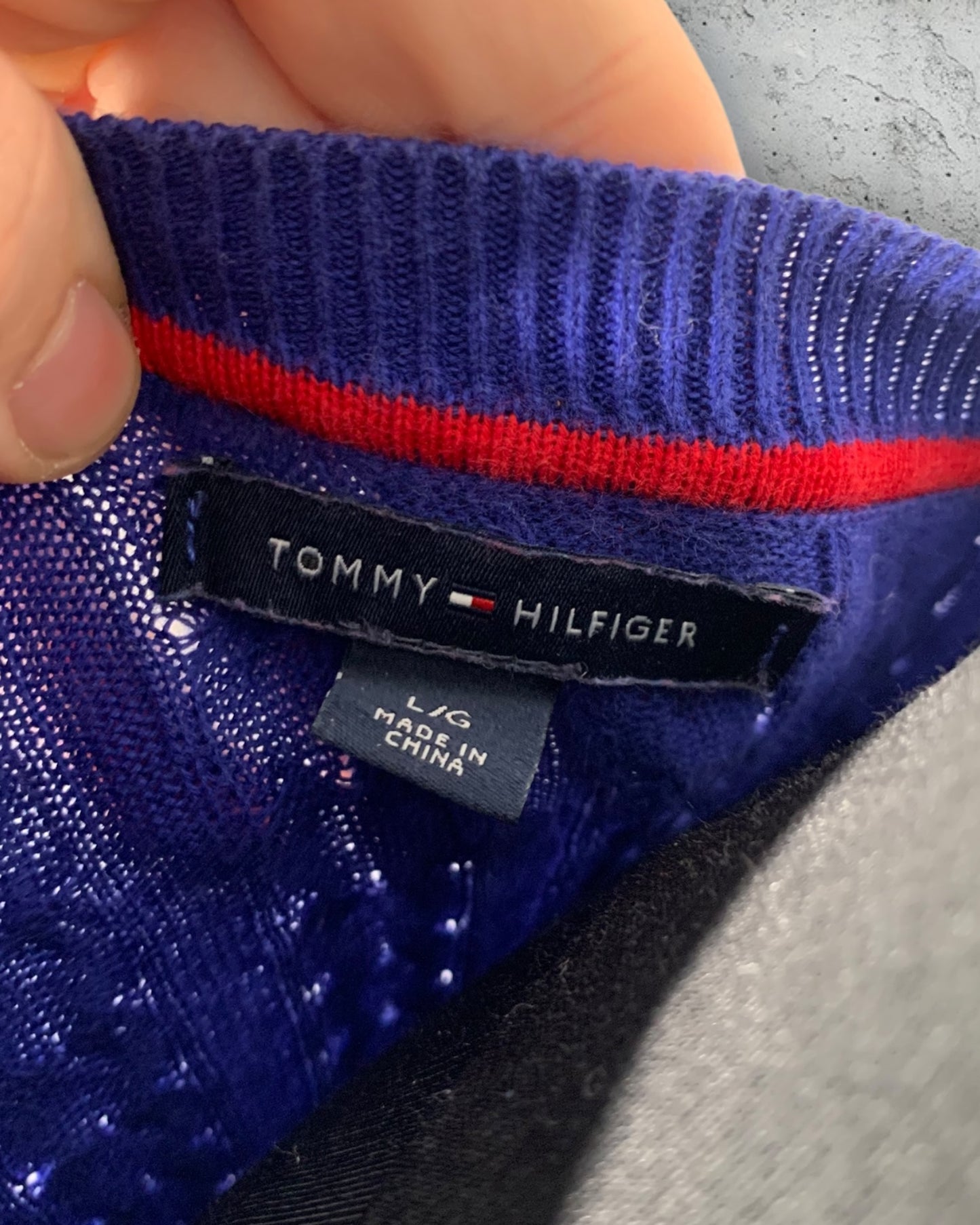 Pull Torsadé Tommy Hilfiger ( L / 40 / 12 )