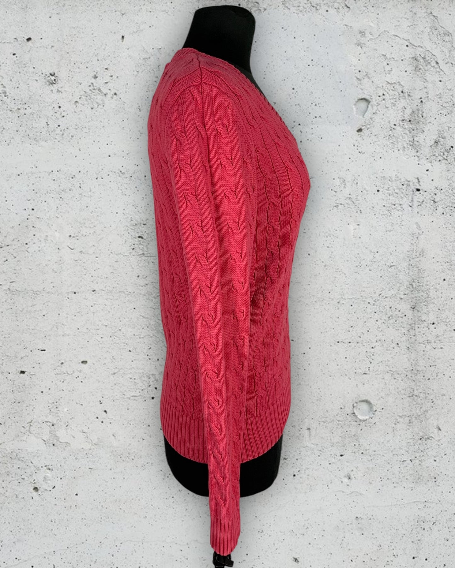 Pull Col V Torsadé Tommy Hilfiger ( M / 38 / 10 )