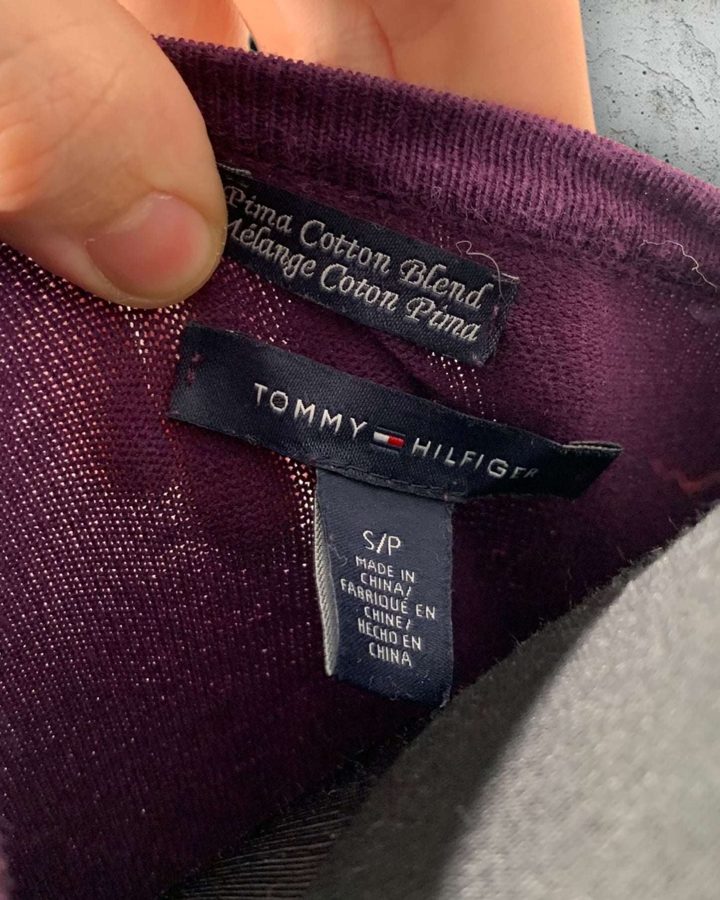 Pull Col V Tommy Hilfiger ( S / 36 / 8 )