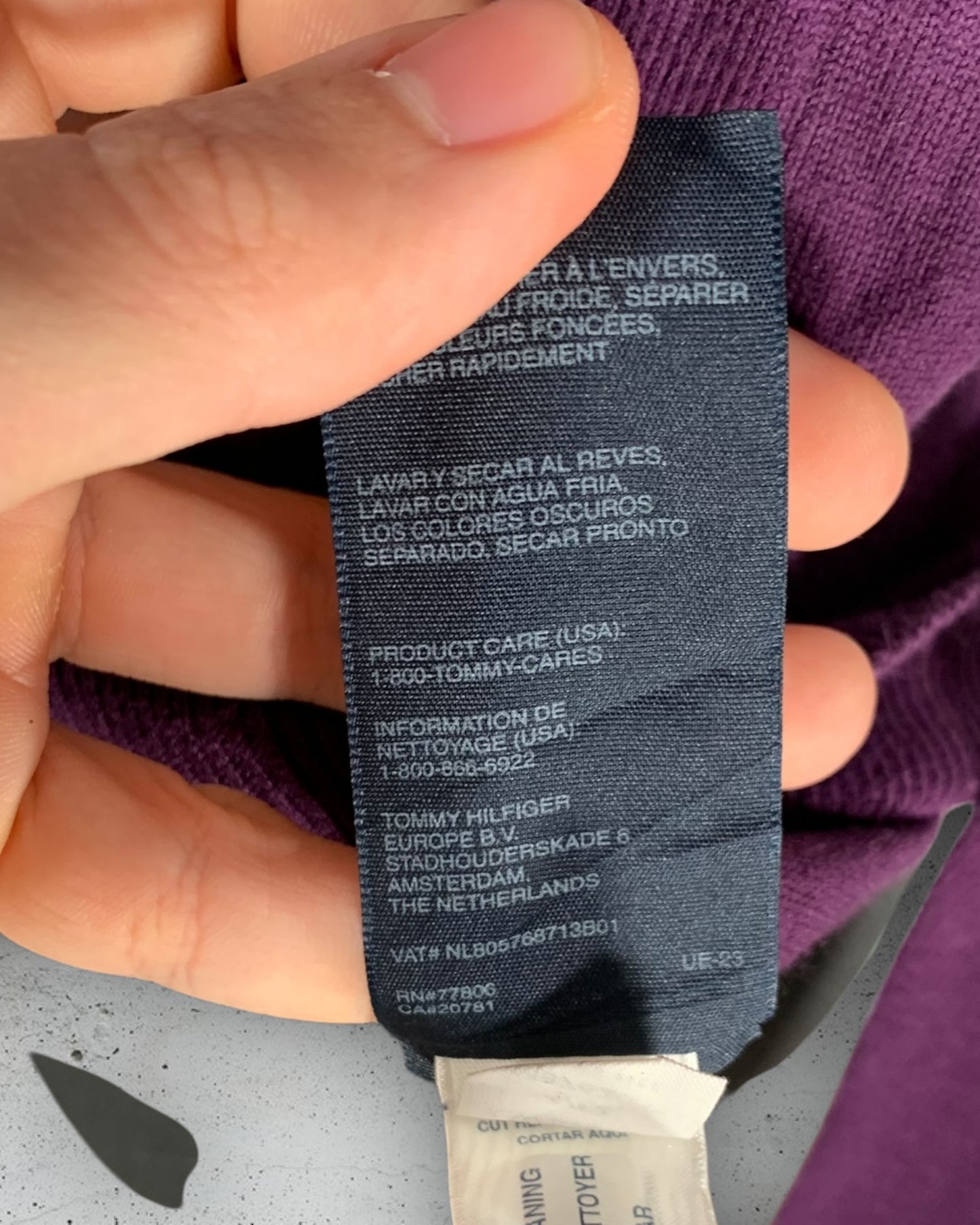 Pull Col V Tommy Hilfiger ( S / 36 / 8 )