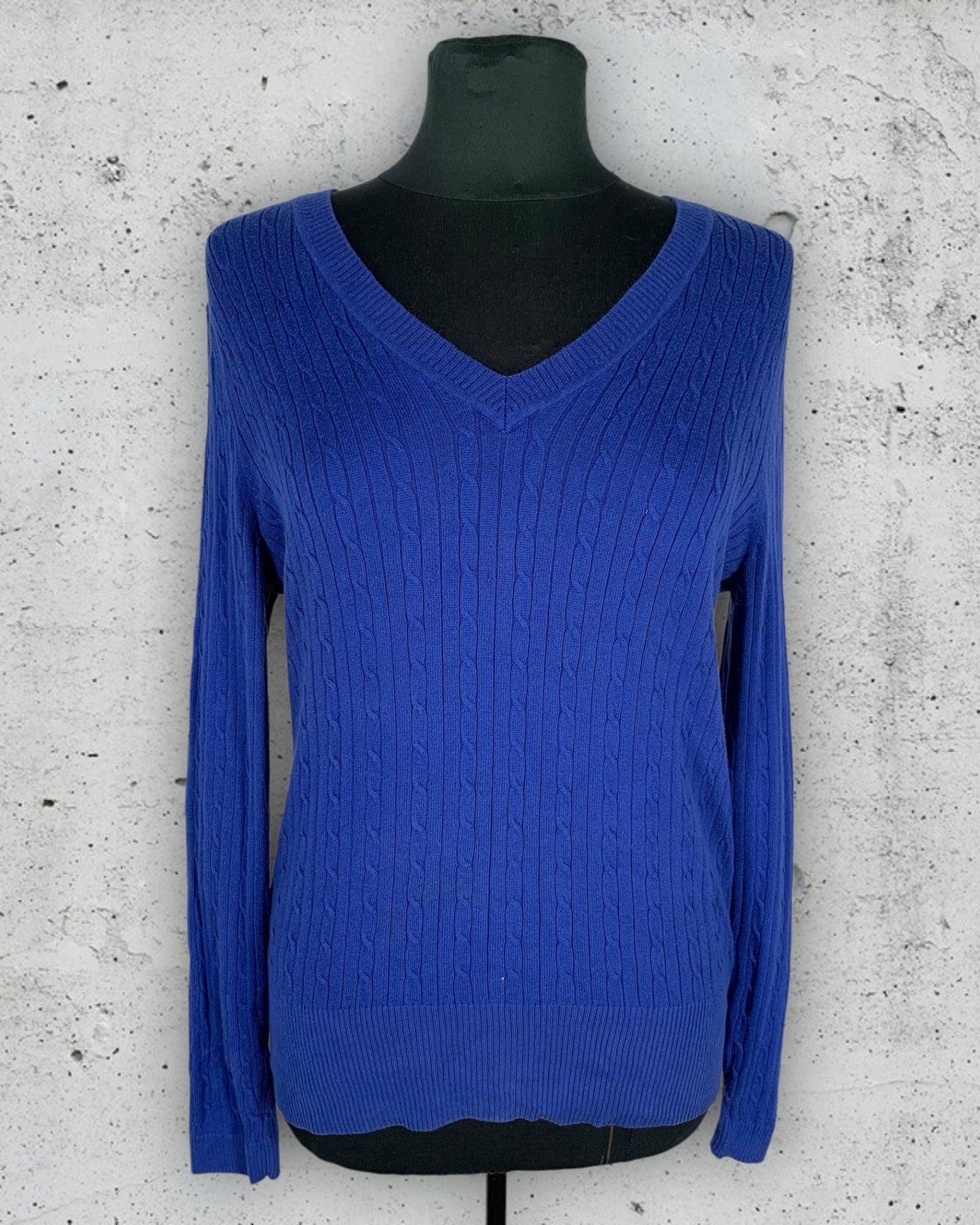 Pull Col V Torsadé Tommy Hilfiger ( XL / 42 / 14 )