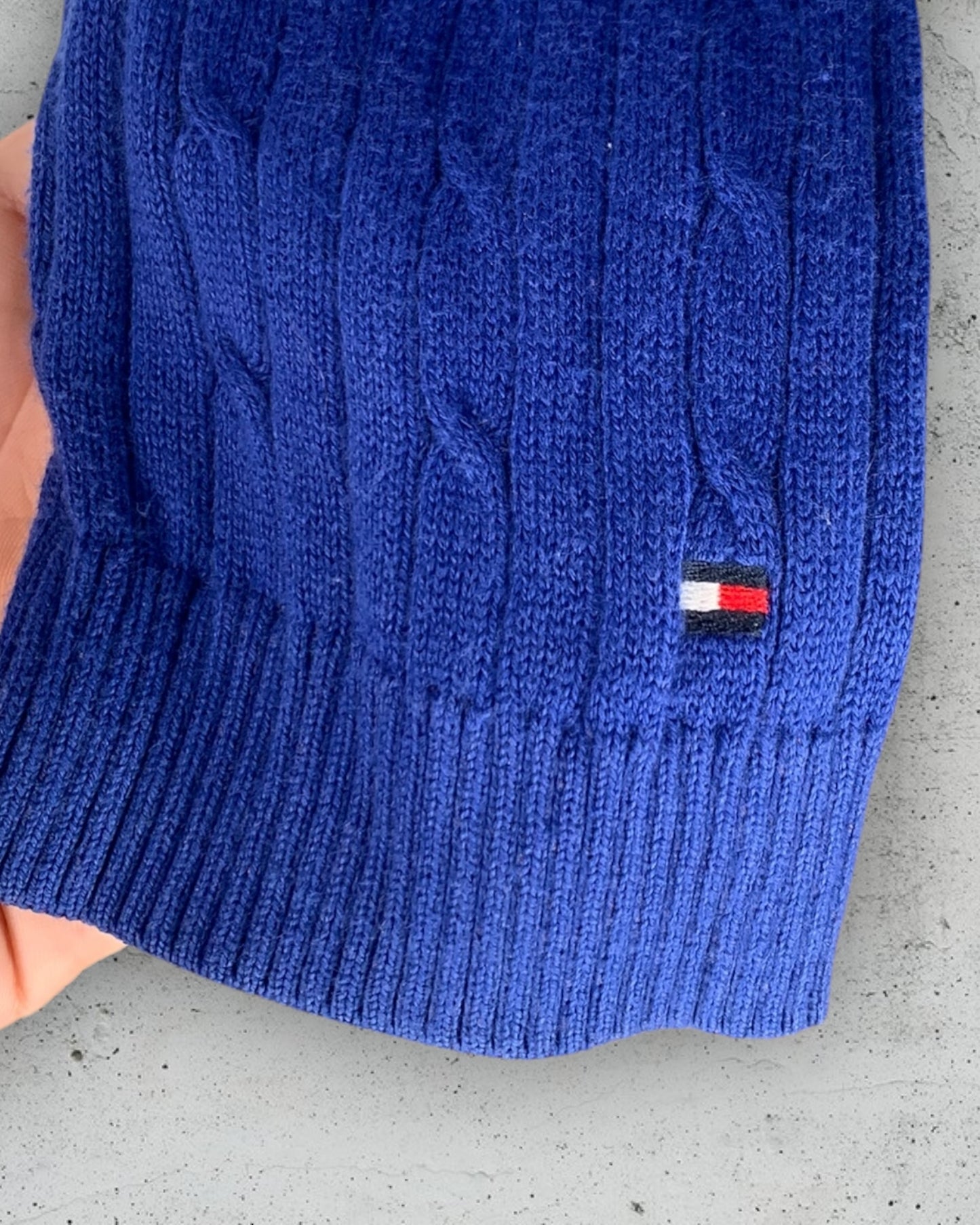 Pull Col V Torsadé Tommy Hilfiger ( XL / 42 / 14 )