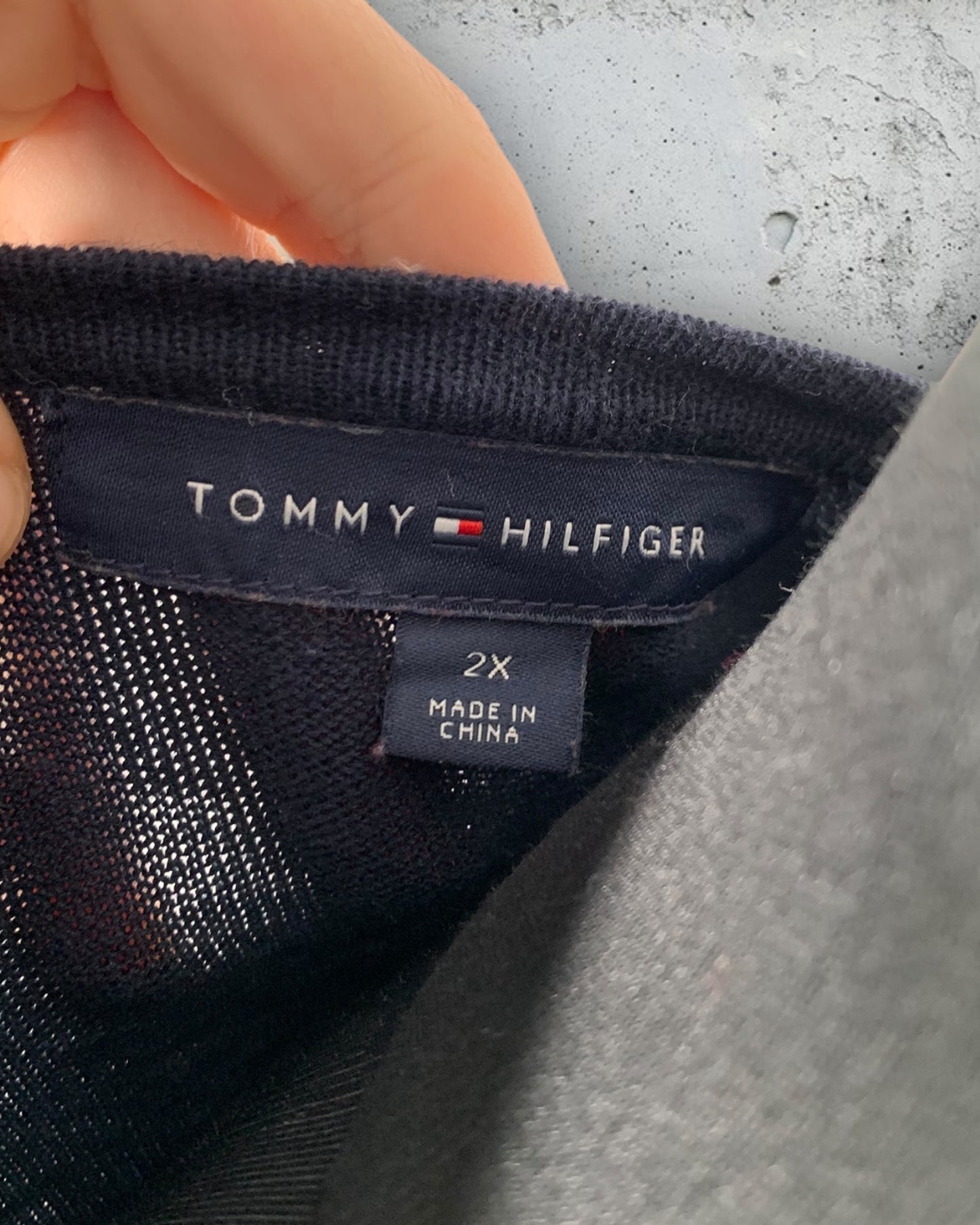 Pull Col V Tommy Hilfiger ( XXL / 44 / 16 )