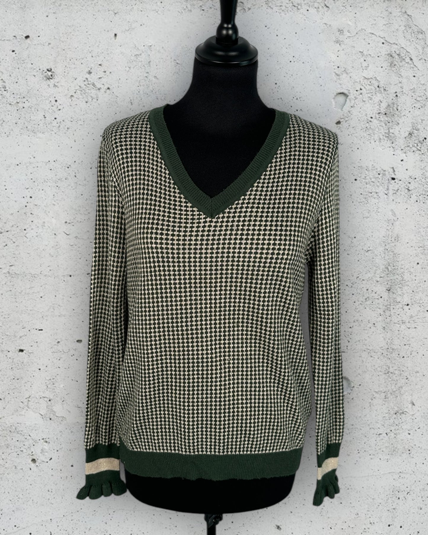 Pull Col V Grace & Mila "Tahini" ( M / 38 / 10 )