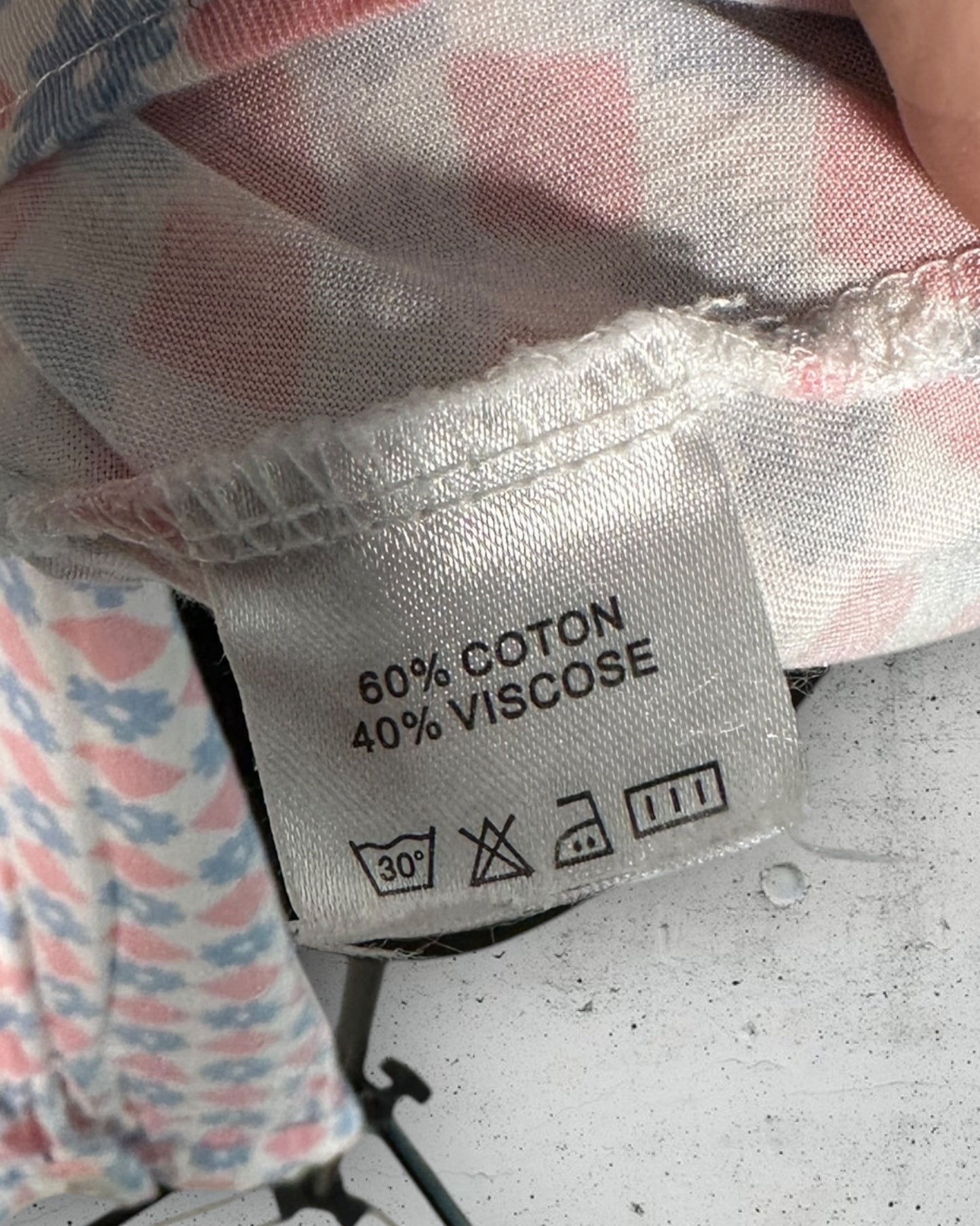 Chemisier Cerise Blue ( M / 38 / 10 )