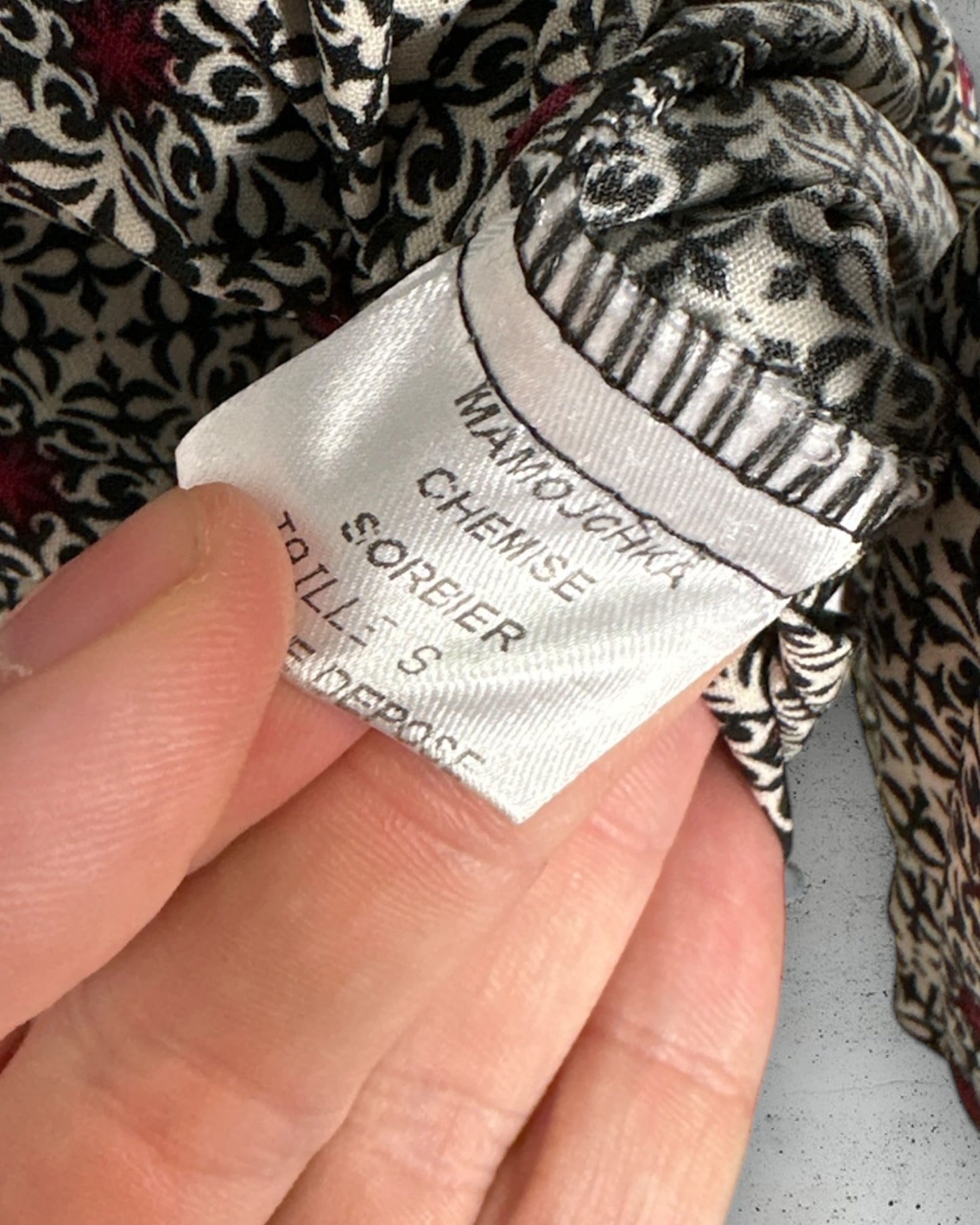 Blouse Manouchka "Sorbier" ( S / 36 / 8 )