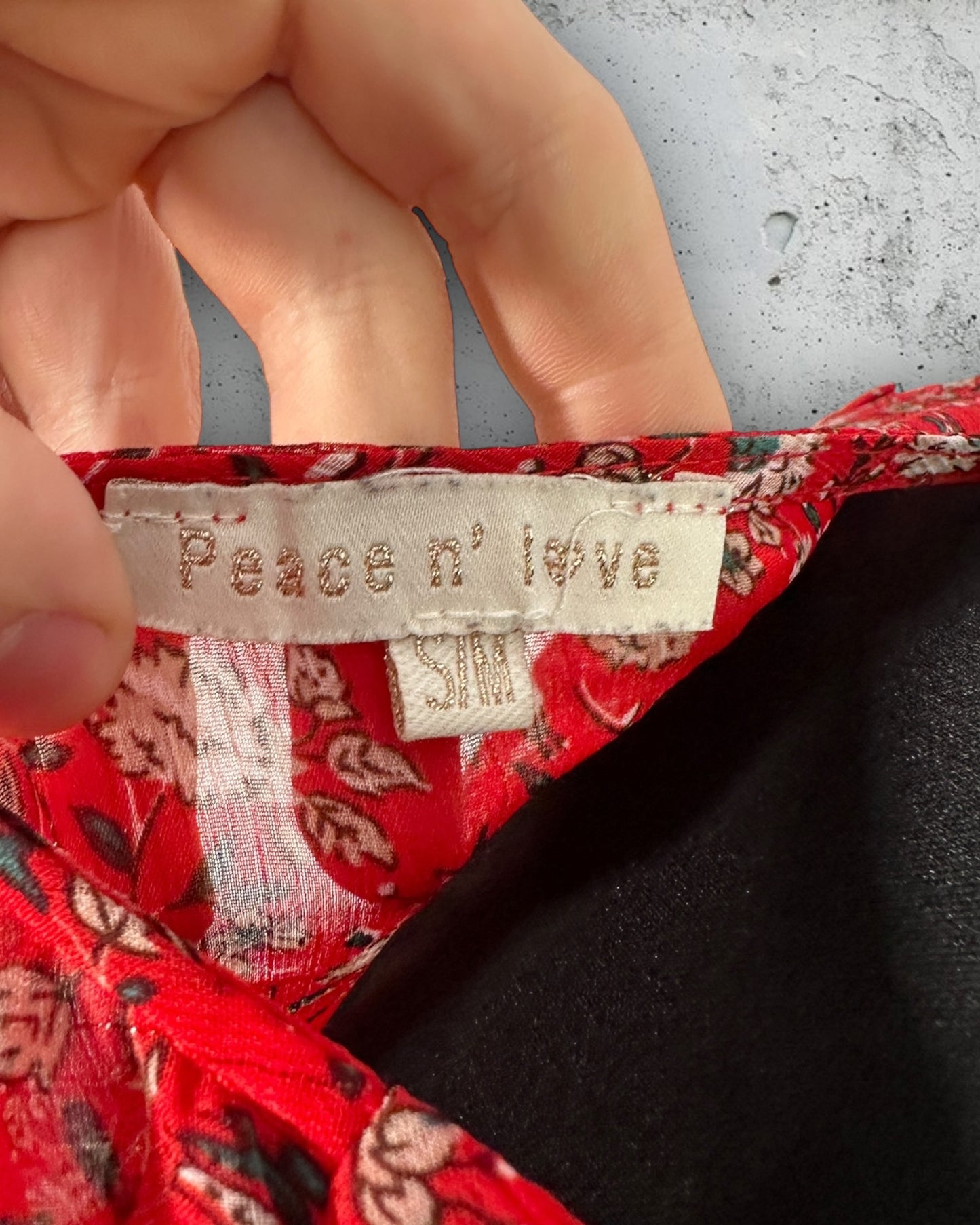 Blouse Peace N'Love ( S / 36 / 8 ) ( M / 38 / 10 )