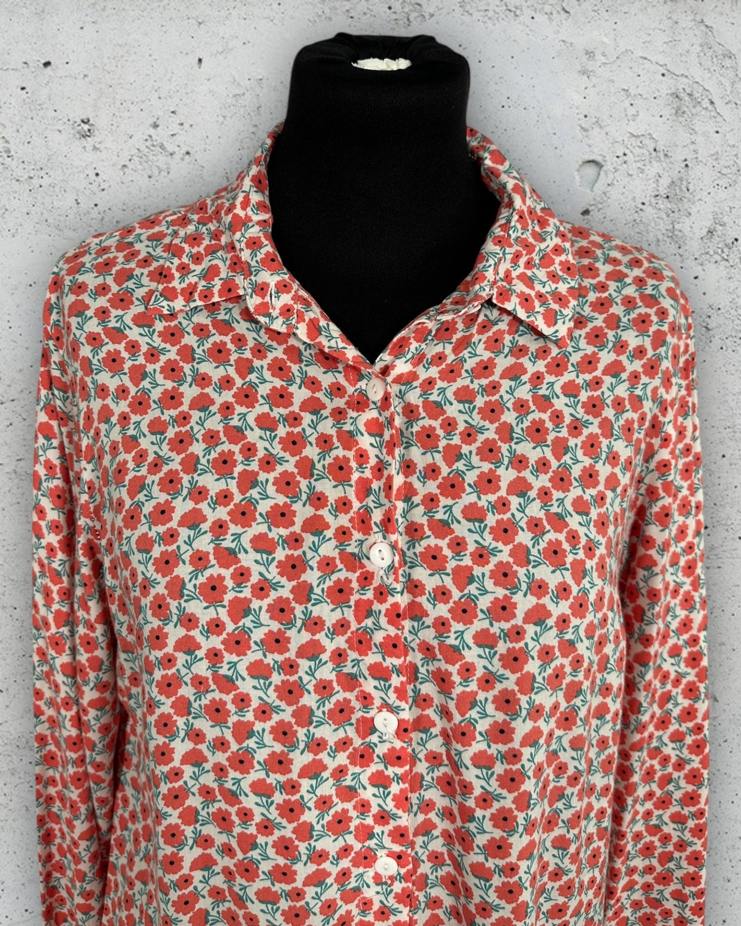 Chemisier Cerise Blue ( S / 36 / 8 )