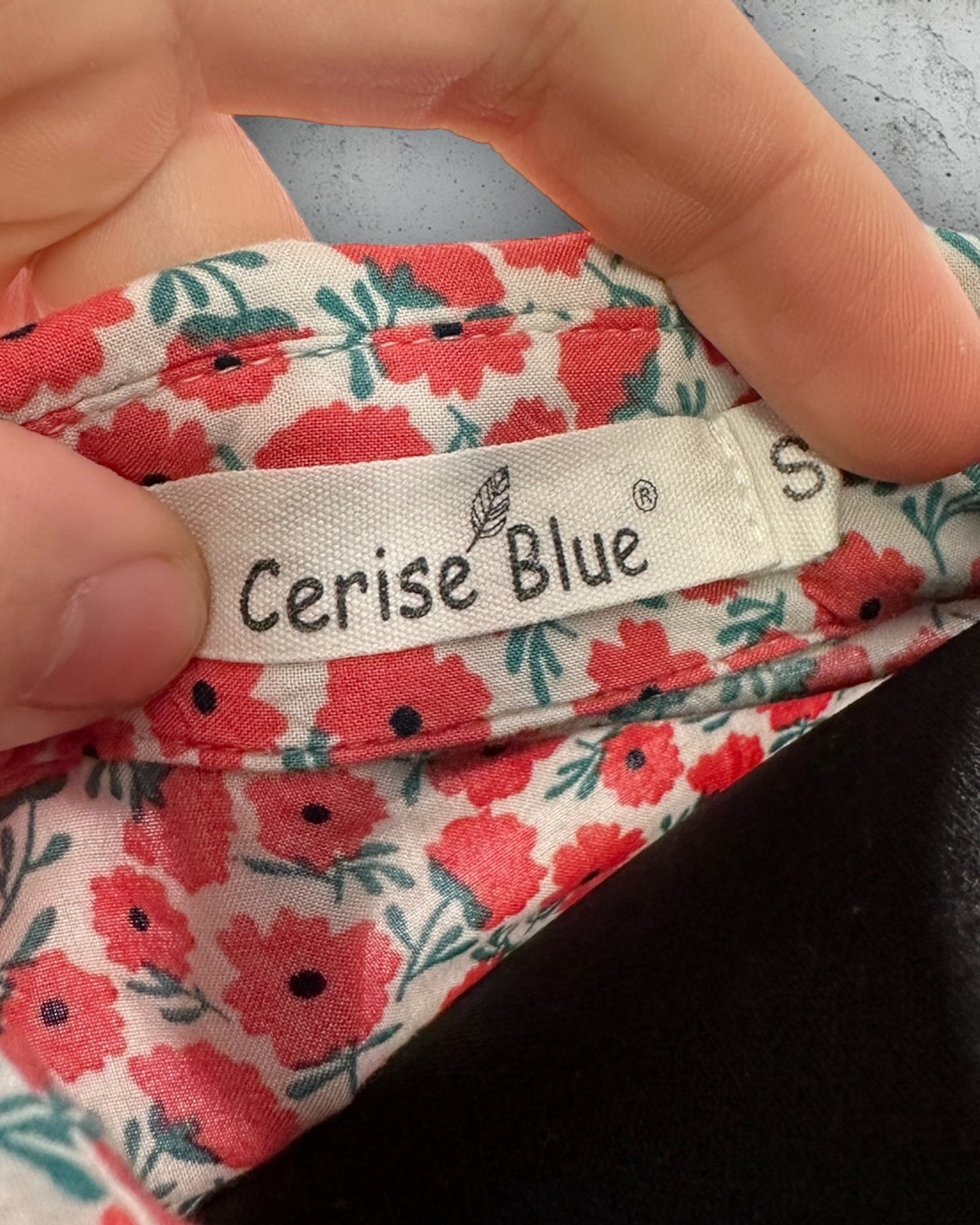 Chemisier Cerise Blue ( S / 36 / 8 )