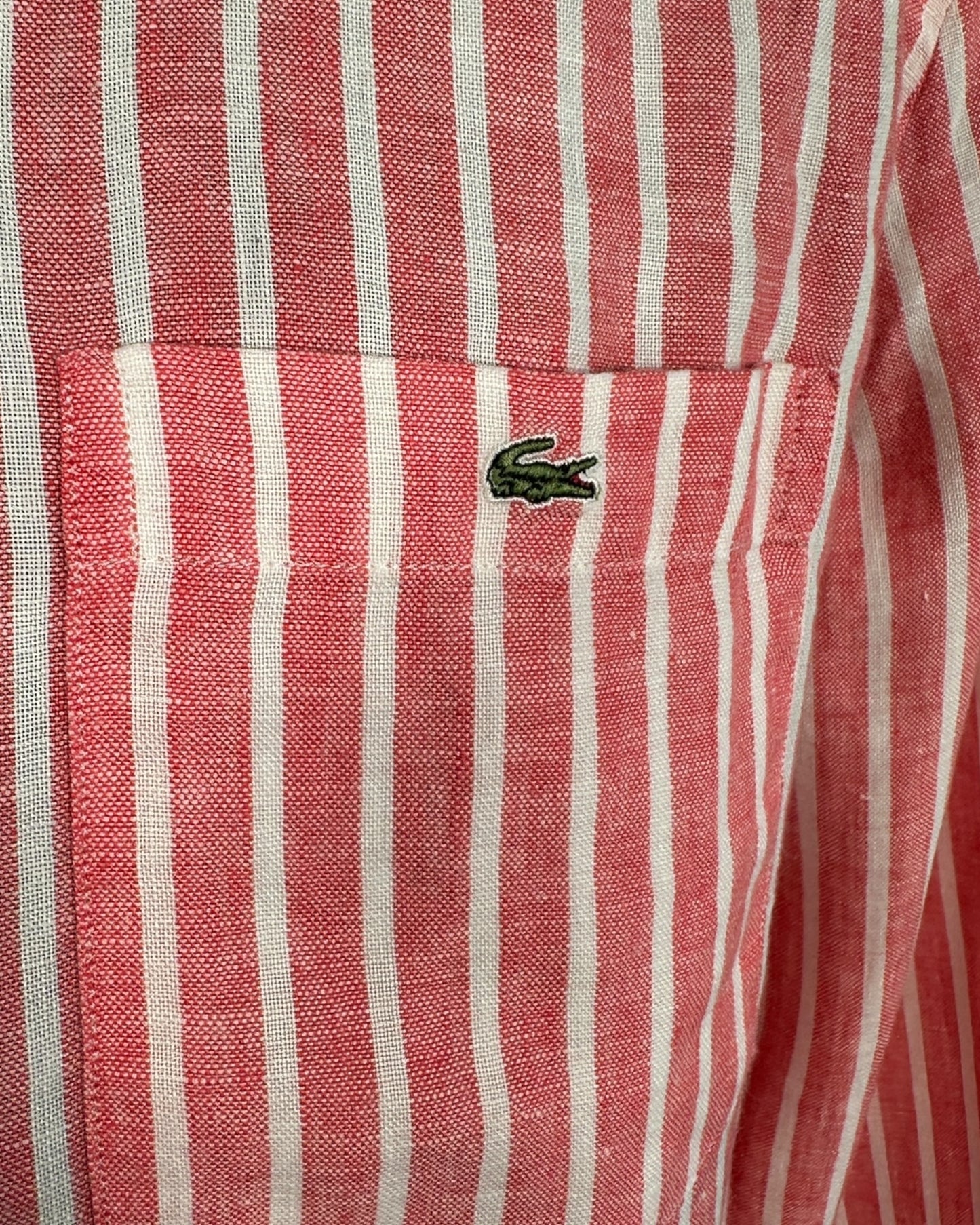 Chemise Lacoste en Lin ( L / 40 / 12 ) ( XL / 42 / 14 )