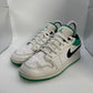 Nike Air Jordan 1 Low GS White Lucky Green ( US 5.5 / EU 38 )