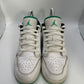 Nike Air Jordan 1 Low GS White Lucky Green ( US 5.5 / EU 38 )