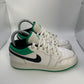 Nike Air Jordan 1 Low GS White Lucky Green ( US 5.5 / EU 38 )