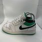 Nike Air Jordan 1 Low GS White Lucky Green ( US 5.5 / EU 38 )
