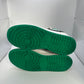 Nike Air Jordan 1 Low GS White Lucky Green ( US 5.5 / EU 38 )