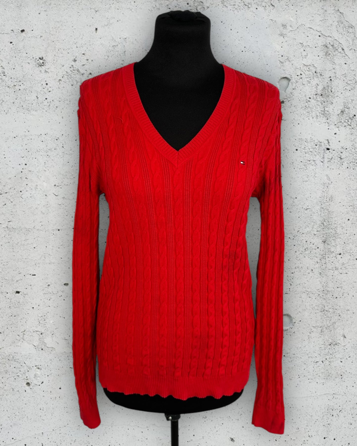 Pull Torsadé Col V Tommy Hilfiger ( XS / 34 / 6 )