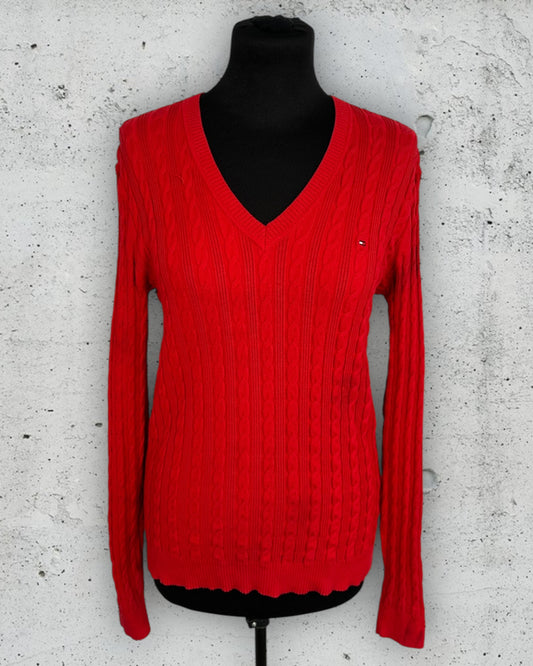 Pull Torsadé Col V Tommy Hilfiger ( XS / 34 / 6 )