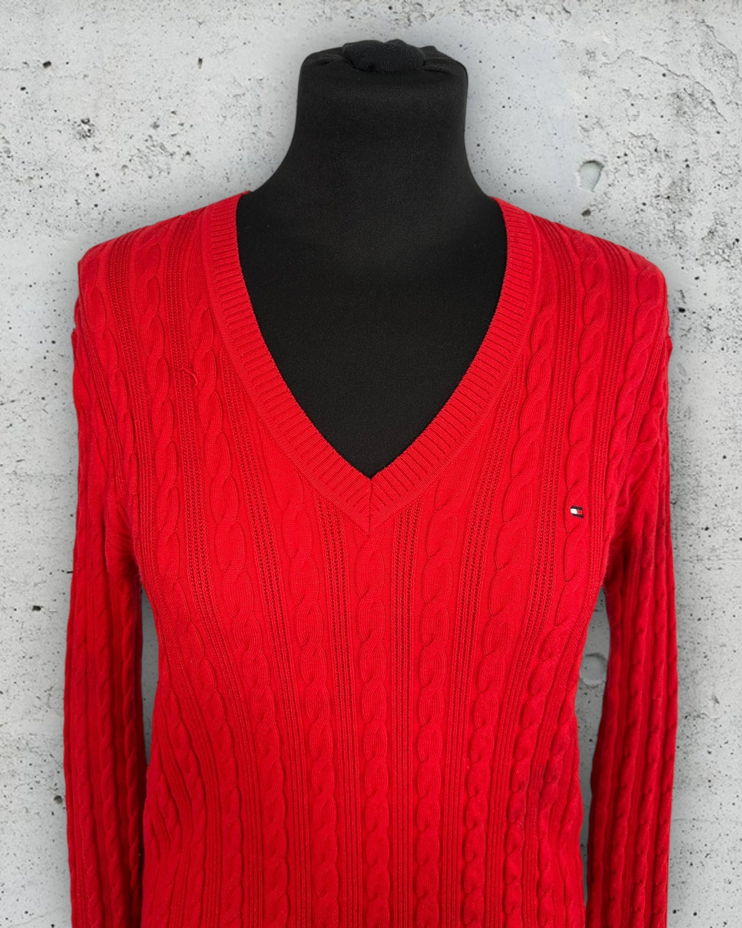 Pull Torsadé Col V Tommy Hilfiger ( XS / 34 / 6 )