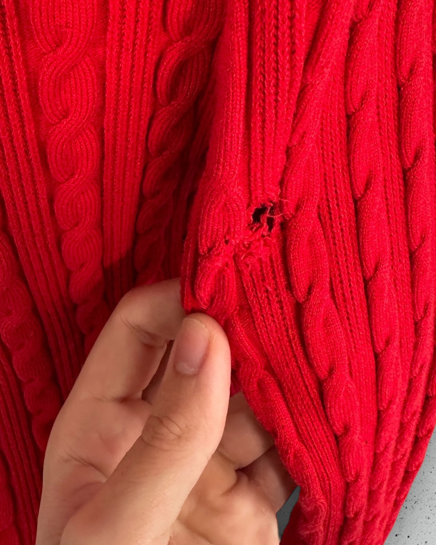 Pull Torsadé Col V Tommy Hilfiger ( XS / 34 / 6 )