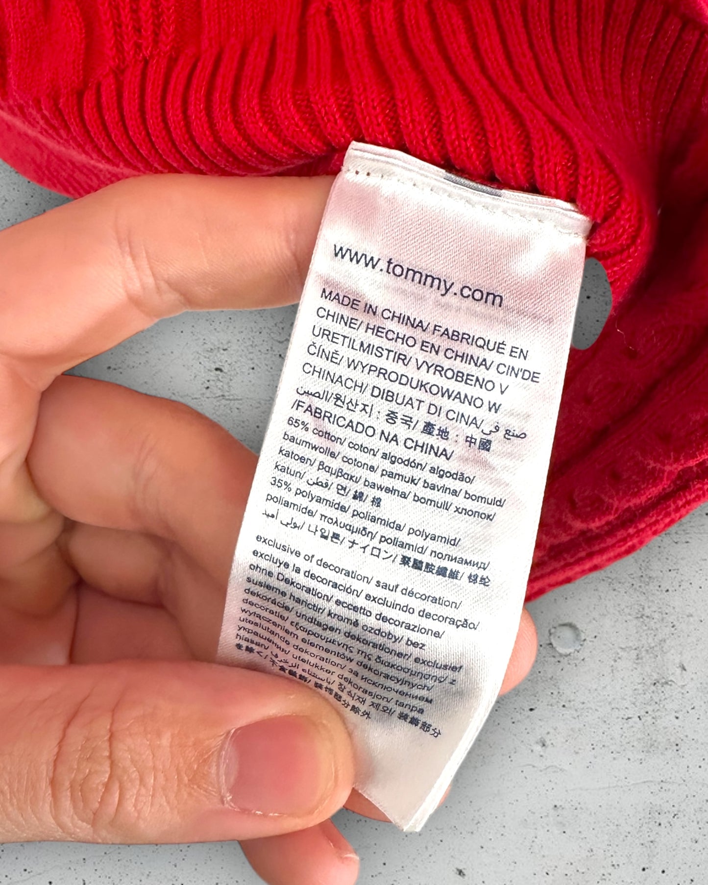 Pull Torsadé Col V Tommy Hilfiger ( XS / 34 / 6 )